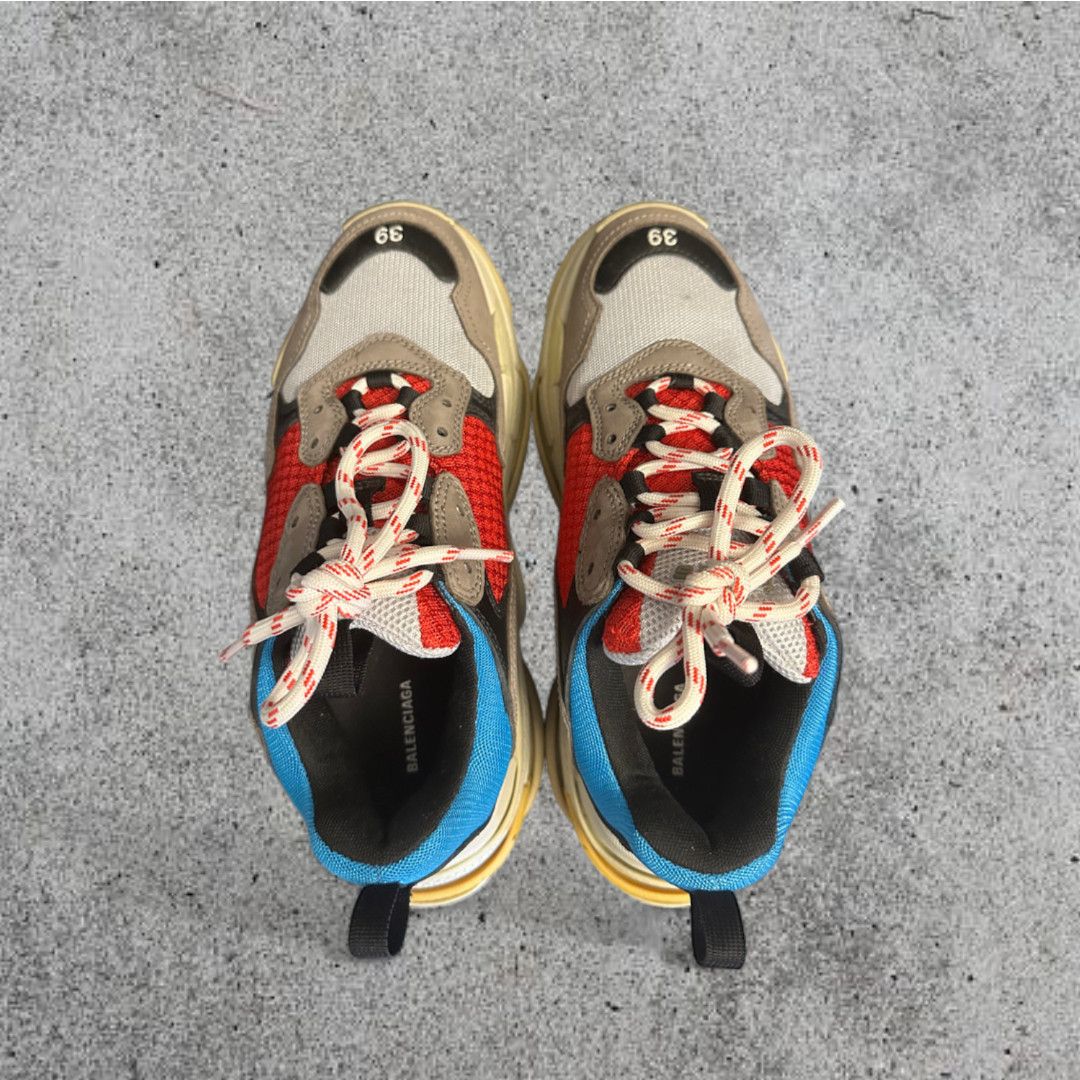 Balenciaga Balenciaga Triple S Runners - Taupe Multi - US9 Men’s Size US 9 / EU 42 - 3 Thumbnail