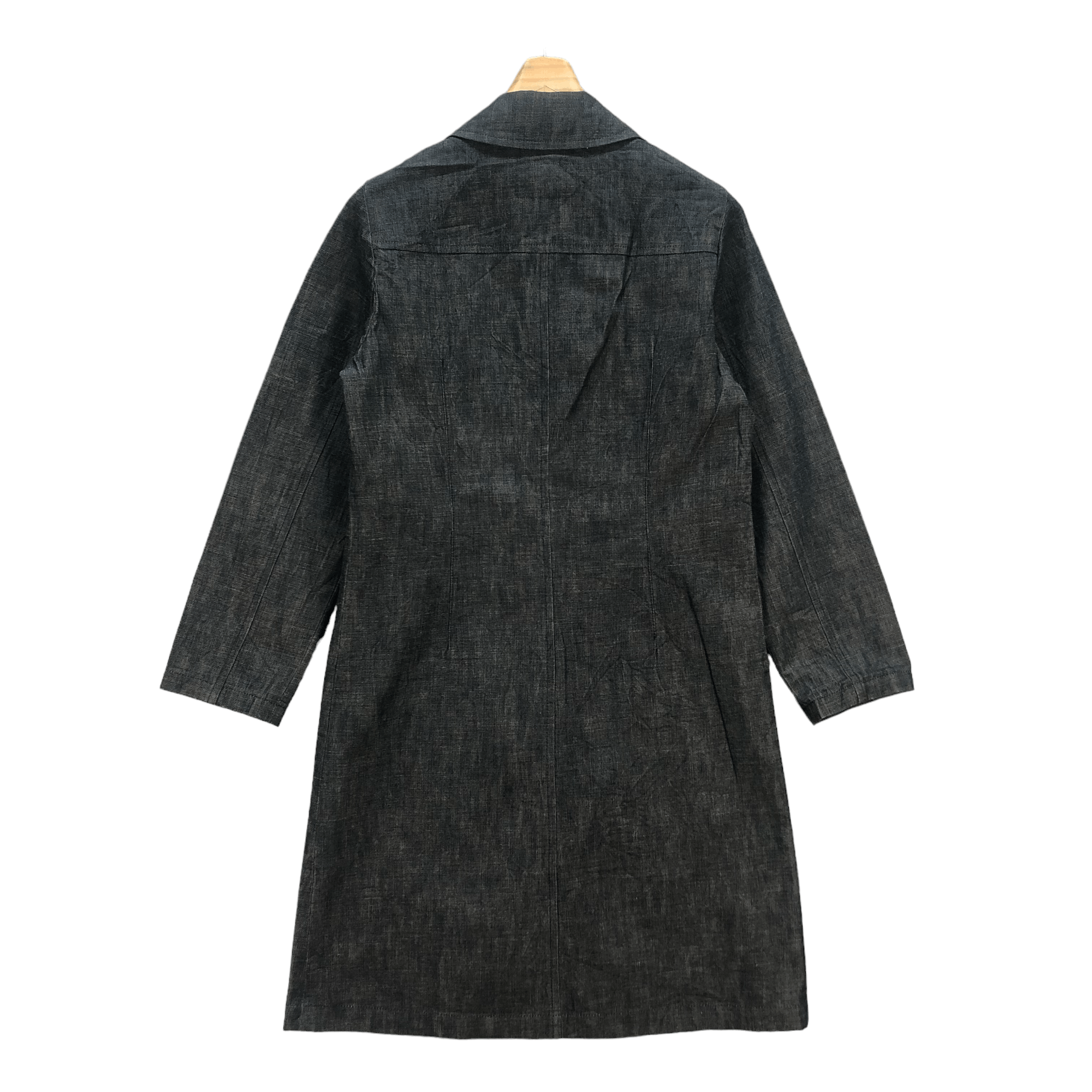 Burberry BURBERRYS OF LONDON BLUE LABEL DENIM LONG JACKET #6682-79 Size US S / EU 44-46 / 1 - 11 Thumbnail
