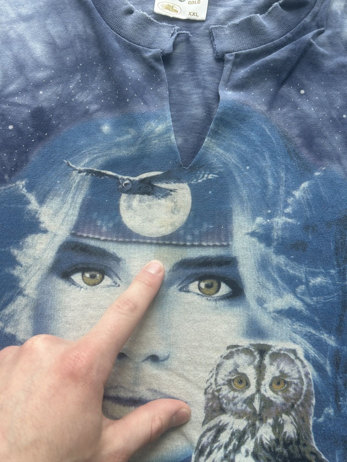 The Mountain × Vintage Vintage 90s The Mountain Tie Dye Graphic Tee Size US XXL / EU 58 / 5 - 6 Thumbnail