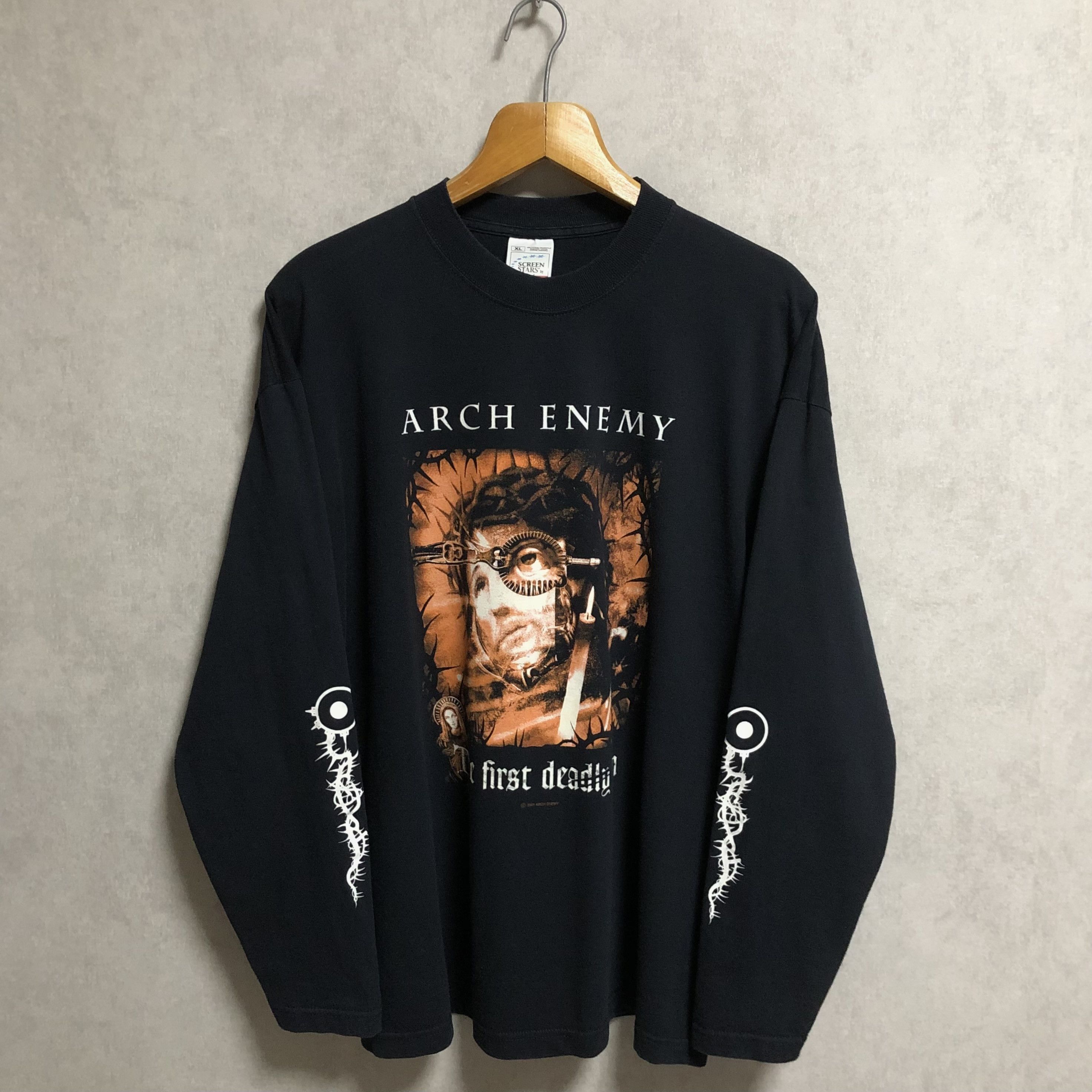 Band Tees 2001 Arch Enemy First Deadly Sin Tour Long Sleeve Tee Size US L / EU 52-54 / 3 - 1 Thumbnail
