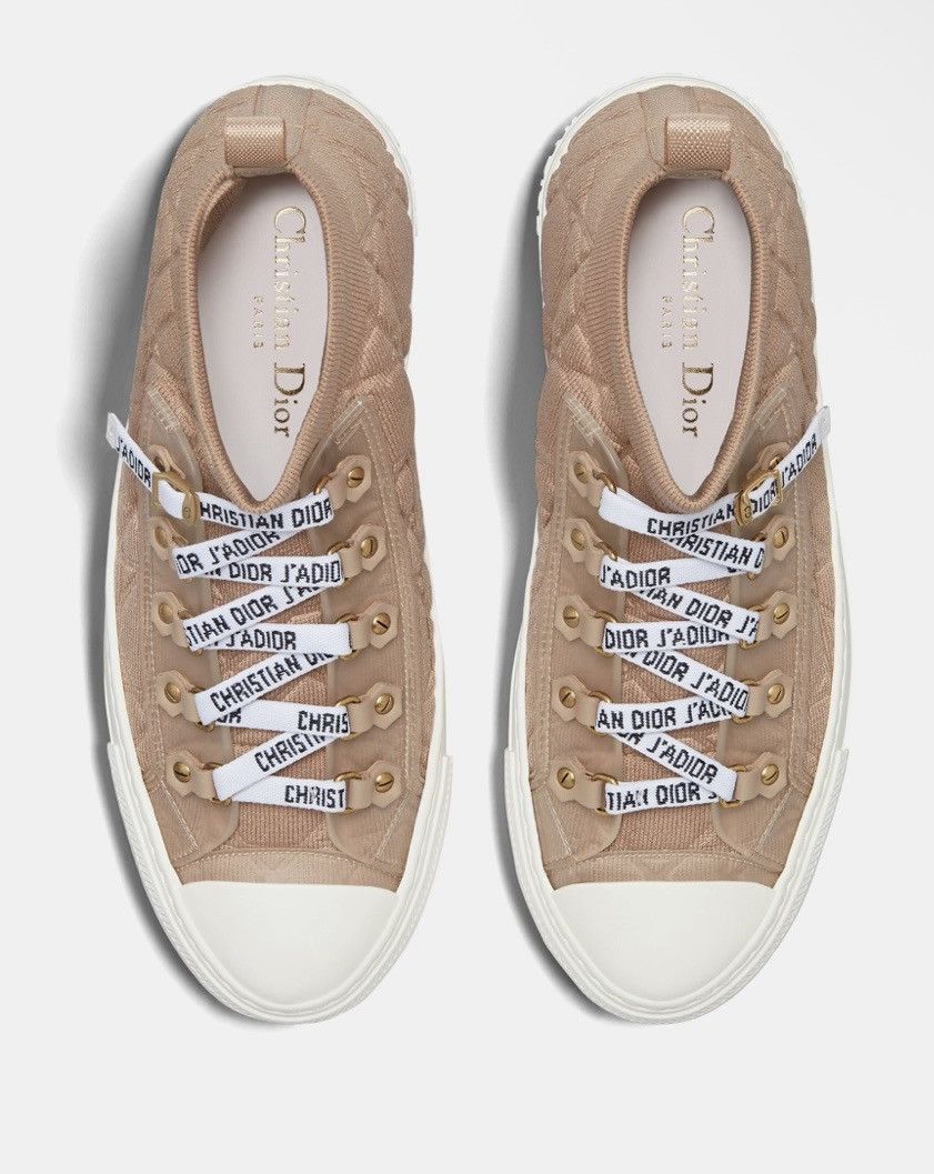 Dior Dior WALK'N'DIOR SNEAKER Nude Macrocannage Technical Mesh Size US 10 / IT 40 - 3 Thumbnail