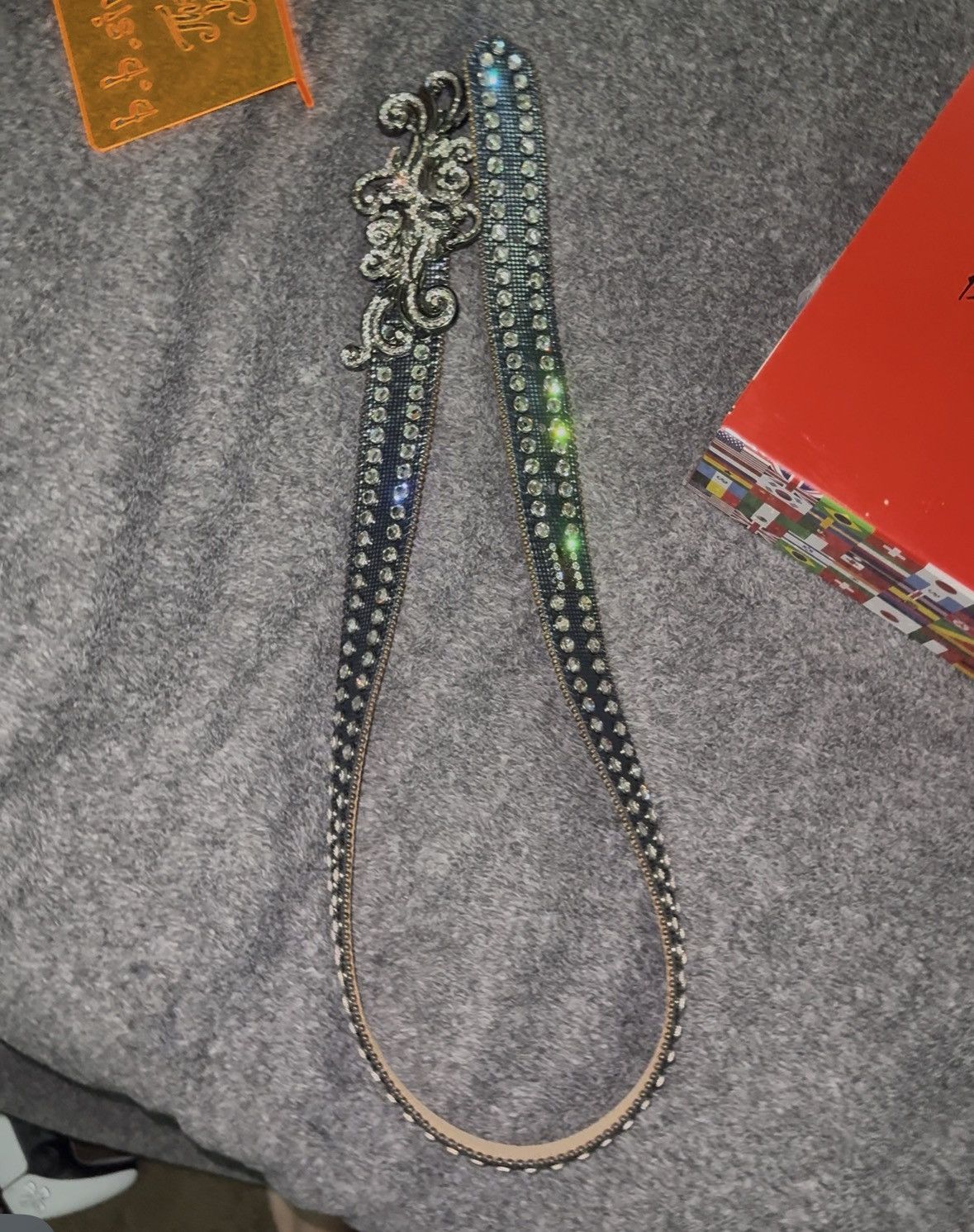 B.B. Simon Blue Anthena BB simon belt Size 34 - 3 Thumbnail