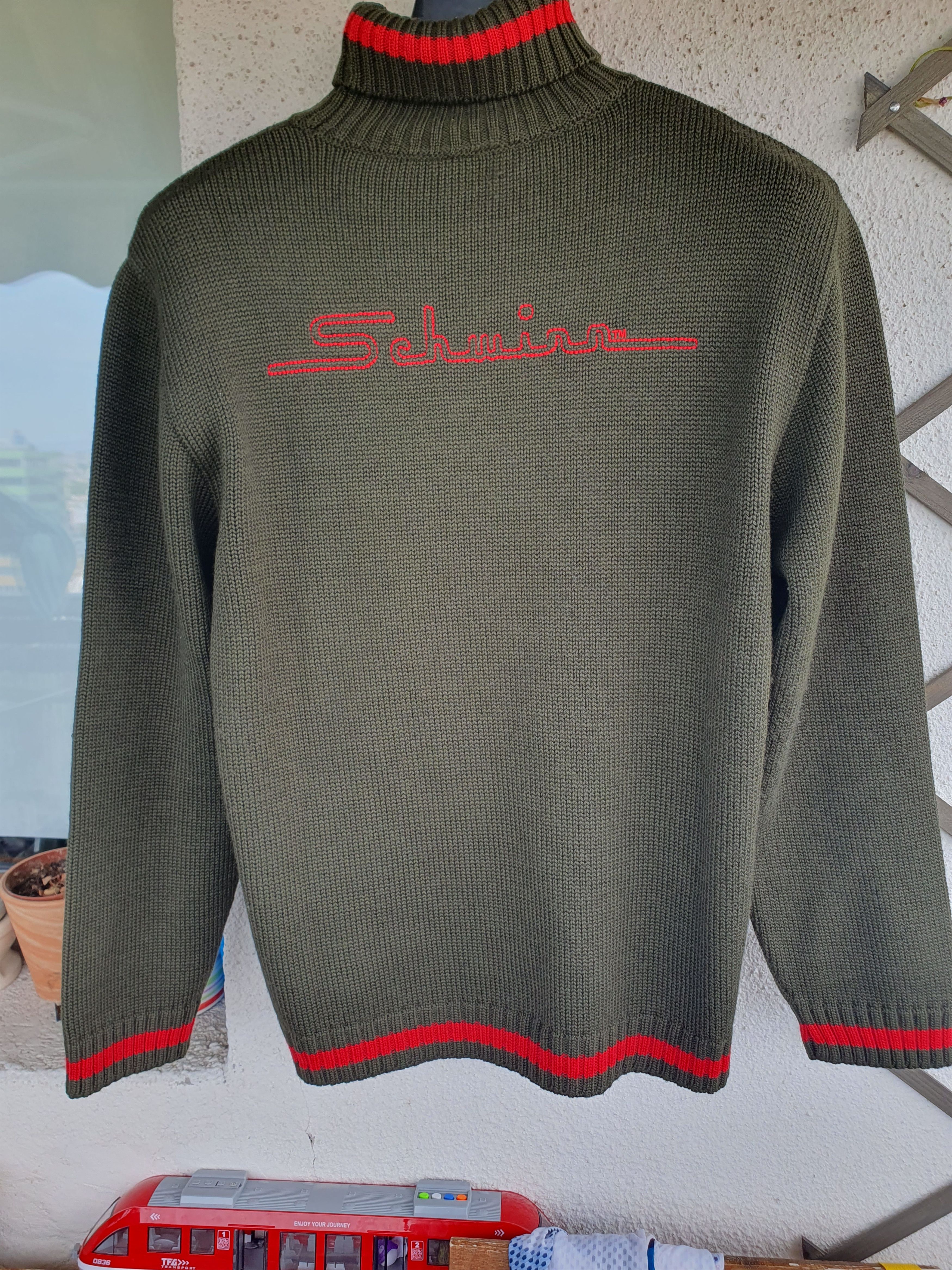 Swagger Schwinn Quality Turtleneck Sweater Spell Out Bike sz M Size US M / EU 48-50 / 2 - 1 Thumbnail