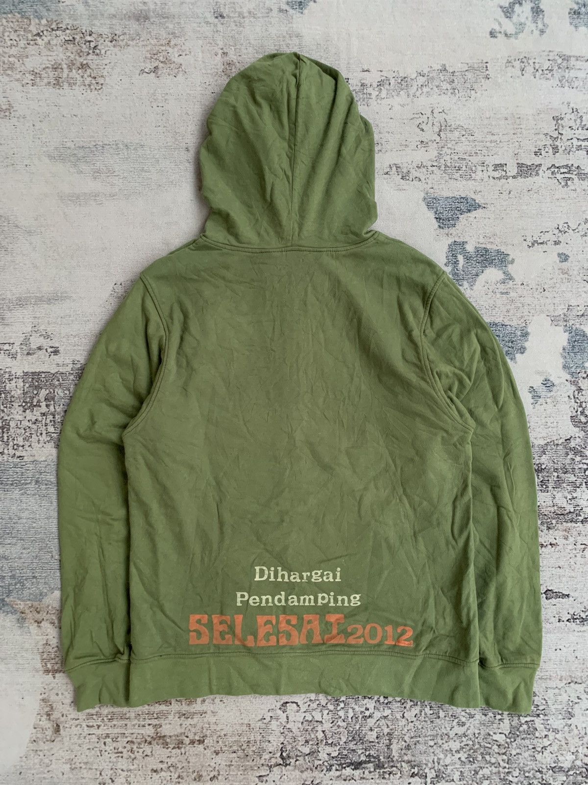 20471120 × Beauty Beast × Japanese Brand 2000s Undefined Rote Rosa Patchwork Green Hoodie Size US M / EU 48-50 / 2 - 2 Thumbnail