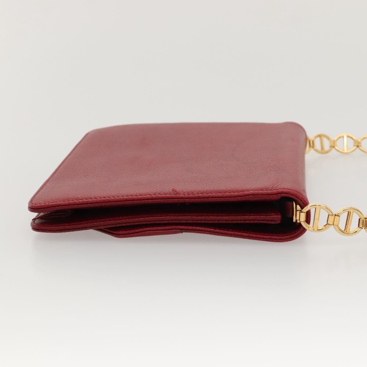 Dior DIOR Shoulder Bag Leather Gold Red Size ONE SIZE - 5 Thumbnail