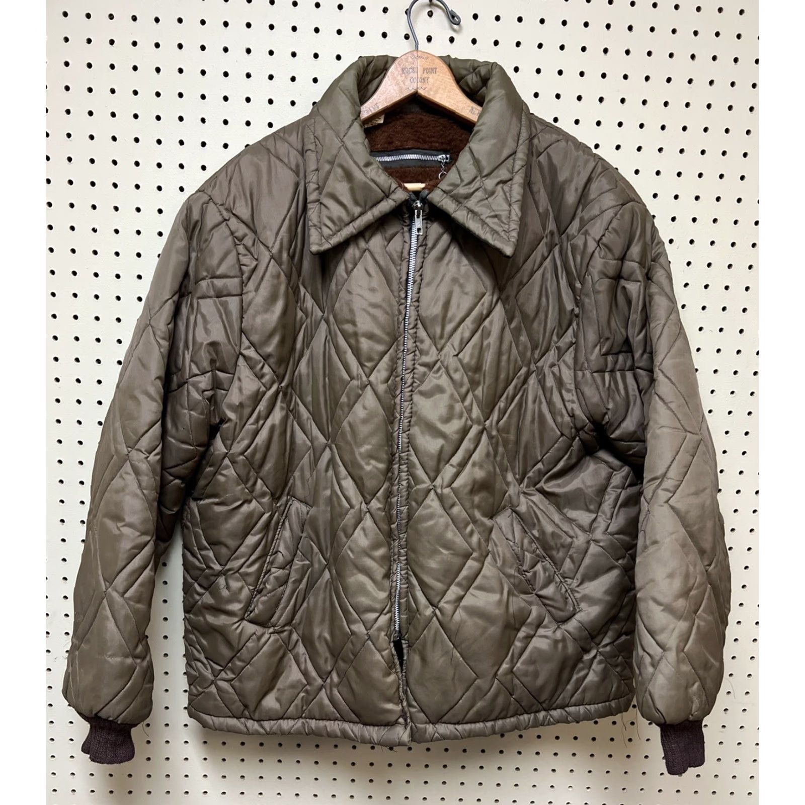 Vintage VINTAGE Unbranded Jacket Mens XL Green Quilted Faux Fur Full Zip Hunting As Is Size US XL / EU 56 / 4 - 2 Thumbnail