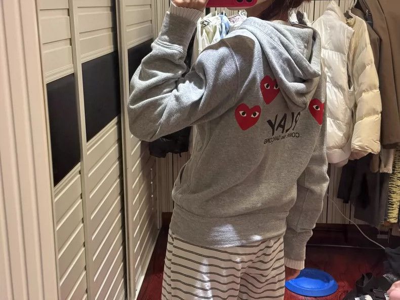 Comme des Garcons Comme Des Garcons Grey zipper casual jacket Size M / US 6-8 / IT 42-44 - 4 Thumbnail