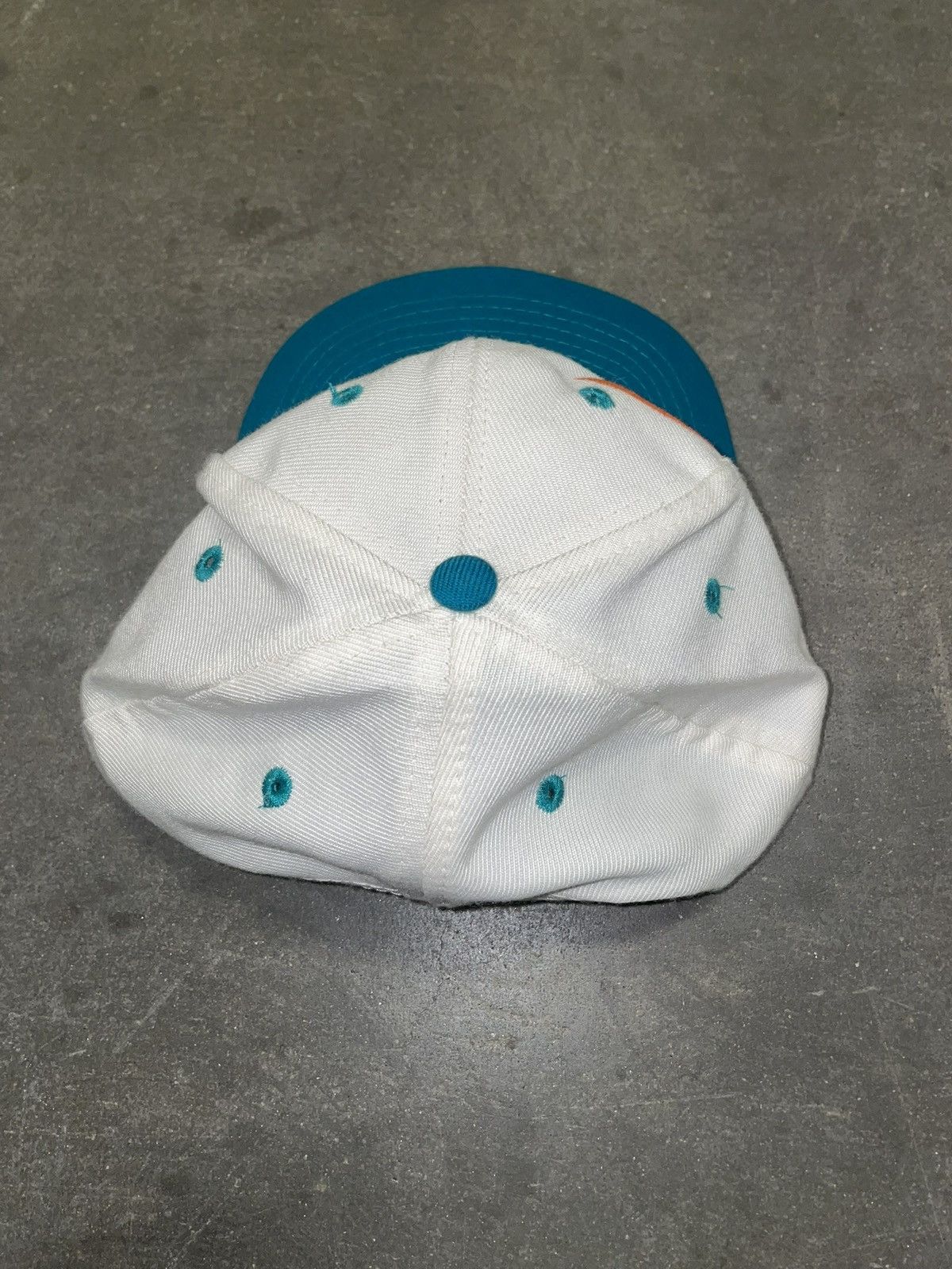 NFL MIAMI DOLPHINS DOUBLE SHARK TOOTH NFL ONE SIZE FITS ALL HAT Size ONE SIZE - 5 Thumbnail