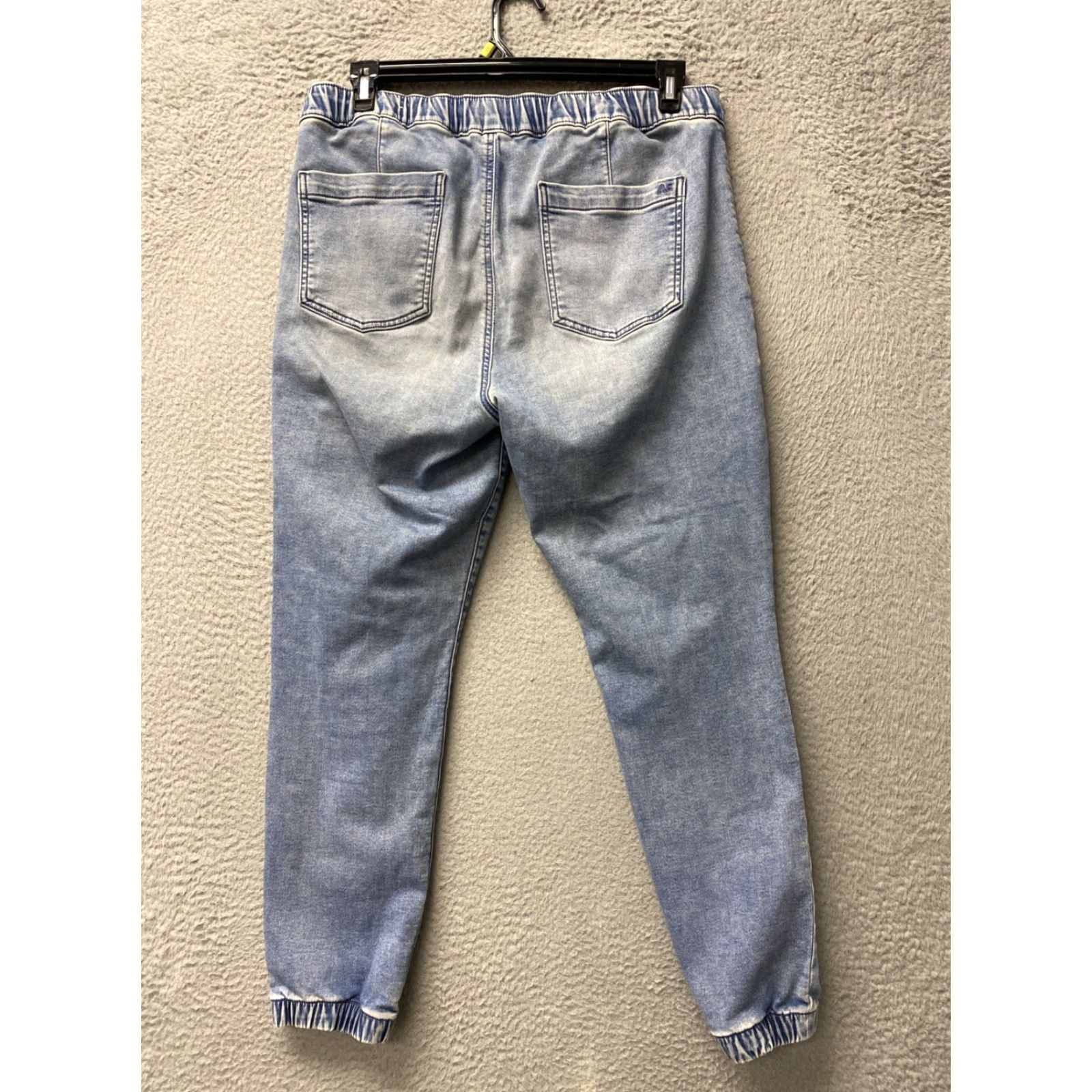 American Eagle Outfitters American Eagle Outfitters Jeans Pants Womens Slim Joggers Regular 16 Light Wash Blue Cotton Blend Denim with Pockets Size 25" / US 0 / IT 36 - 7 Thumbnail