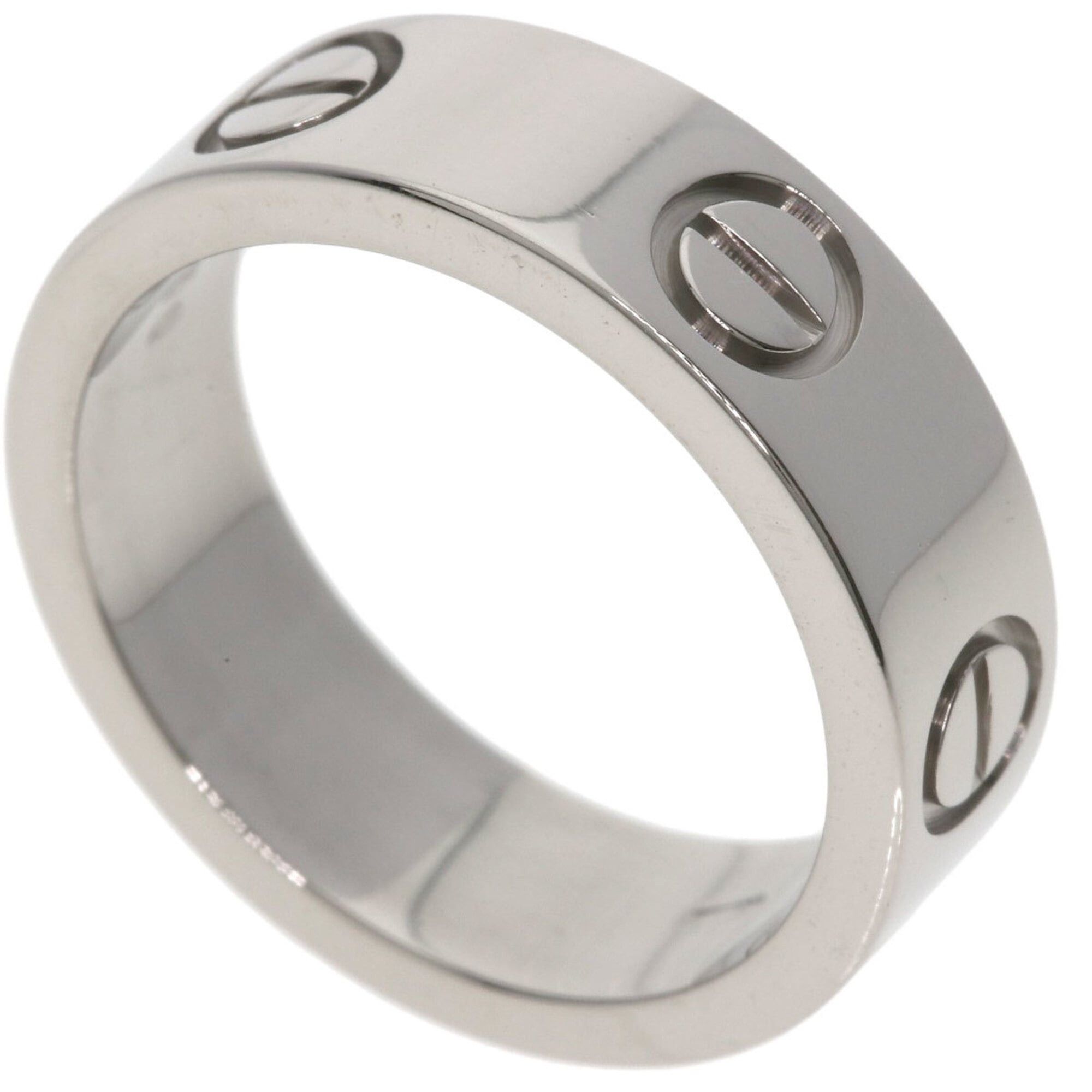 Cartier Cartier Love Ring #50, 18K White Gold, Women's Ring, CARTIER Size ONE SIZE - 1 Thumbnail