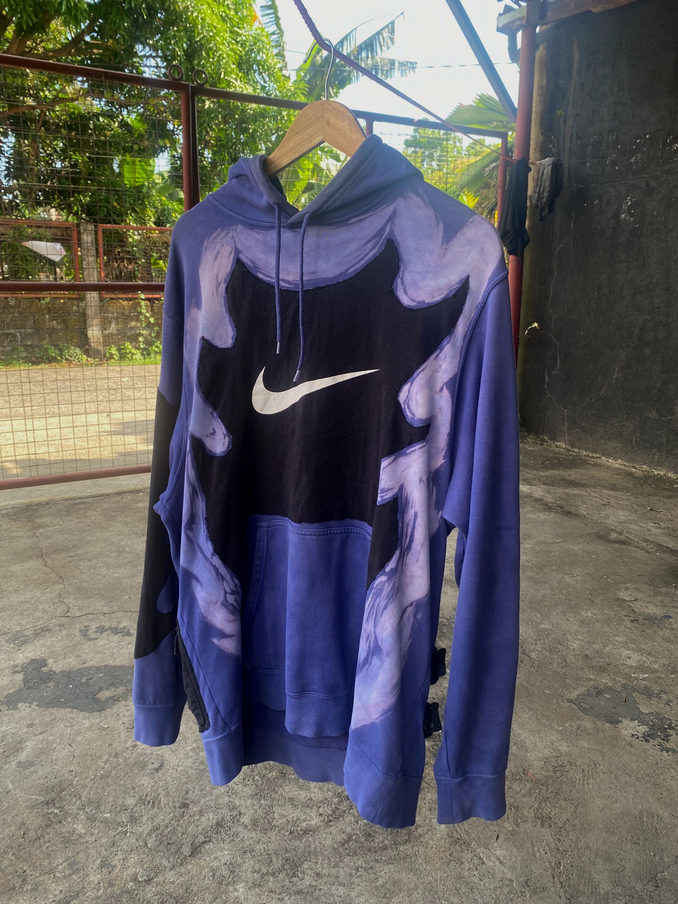 Designer × Nike ( SOLD ) 1 OF 1 REWORKED Y2K NIKE JDI HOODIE Size US XL / EU 56 / 4 - 2 Thumbnail