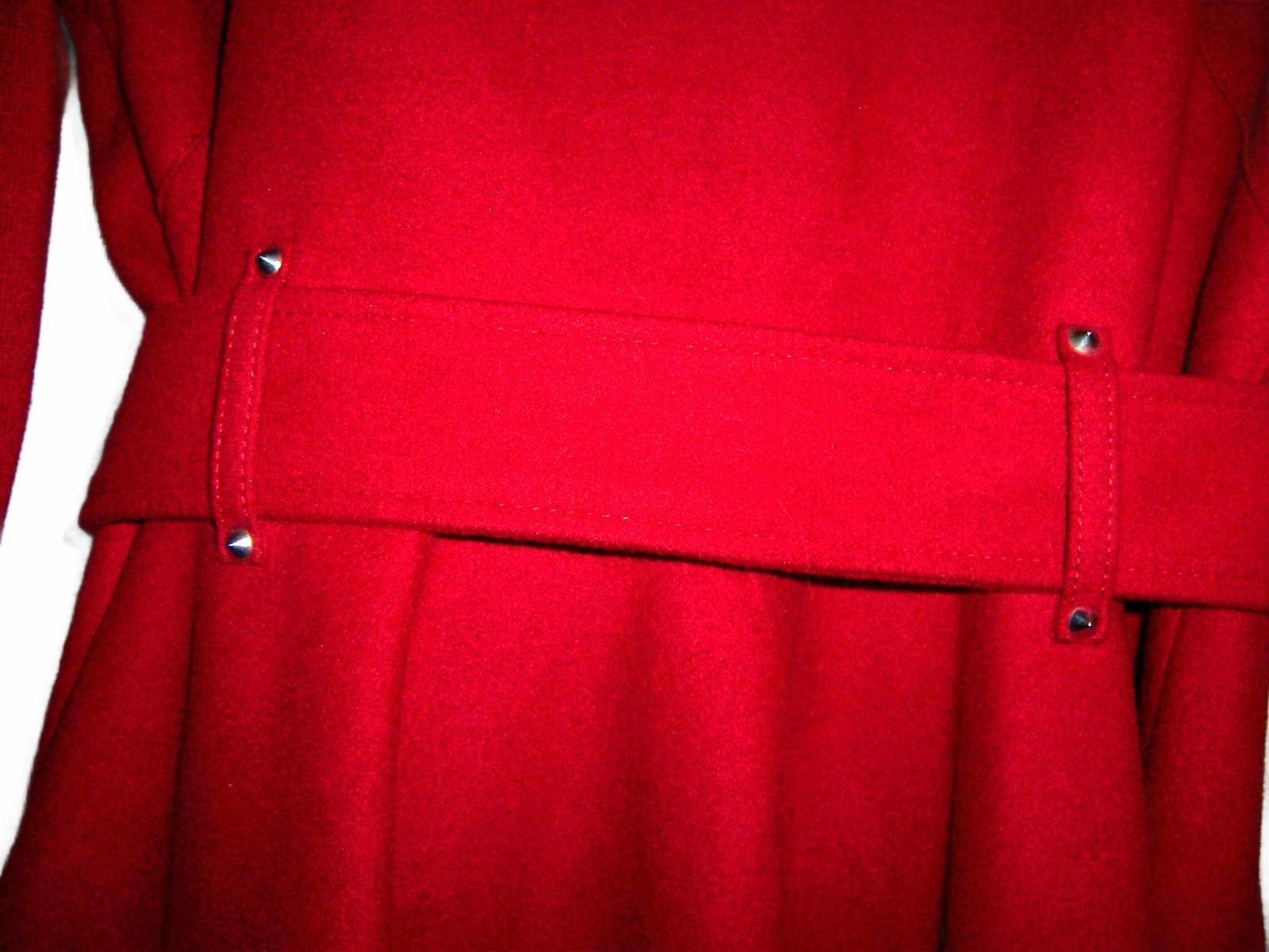 BCBGeneration BCBGeneration Red Moto Asymmetrical Trenchcoat Small Size S / US 4 / IT 40 - 5 Thumbnail