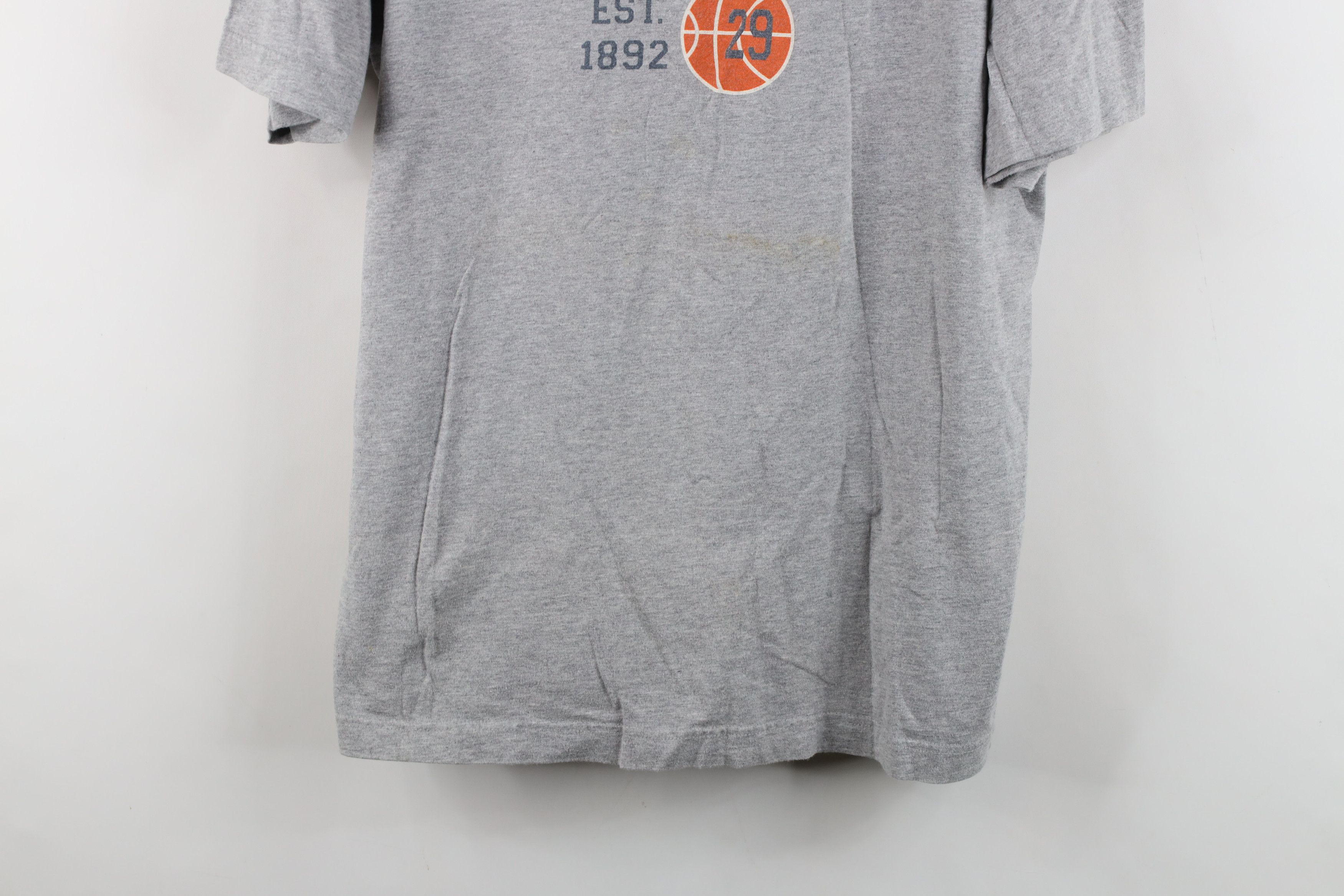 Abercrombie & Fitch Vintage 90s Abercrombie & Fitch Basketball T-Shirt Gray USA Size US L / EU 52-54 / 3 - 3 Thumbnail