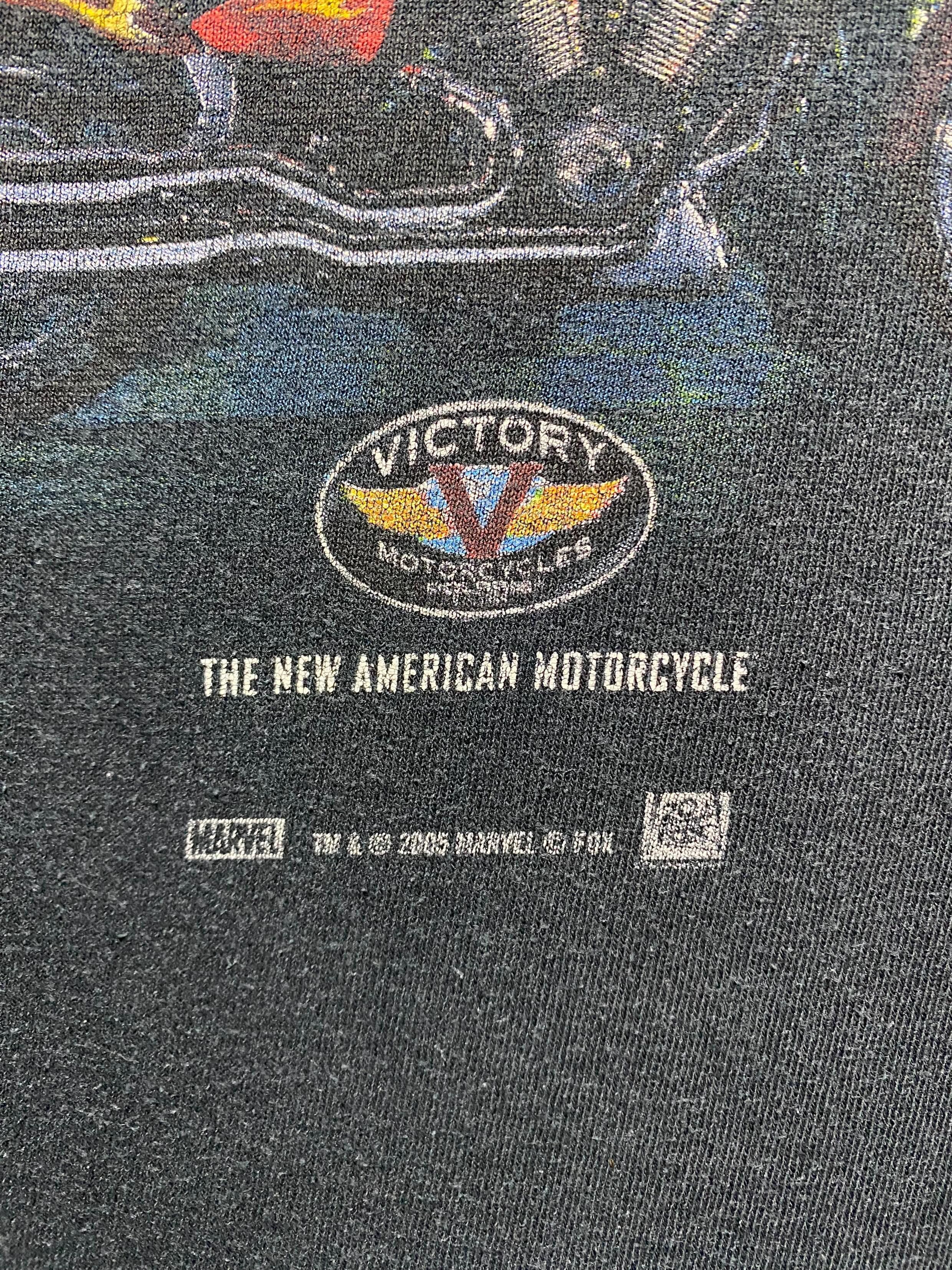 Marvel Comics Victory Motorcycle x Fantastic Four Marvel Promo Tee 2005 Size US XL / EU 56 / 4 - 4 Thumbnail