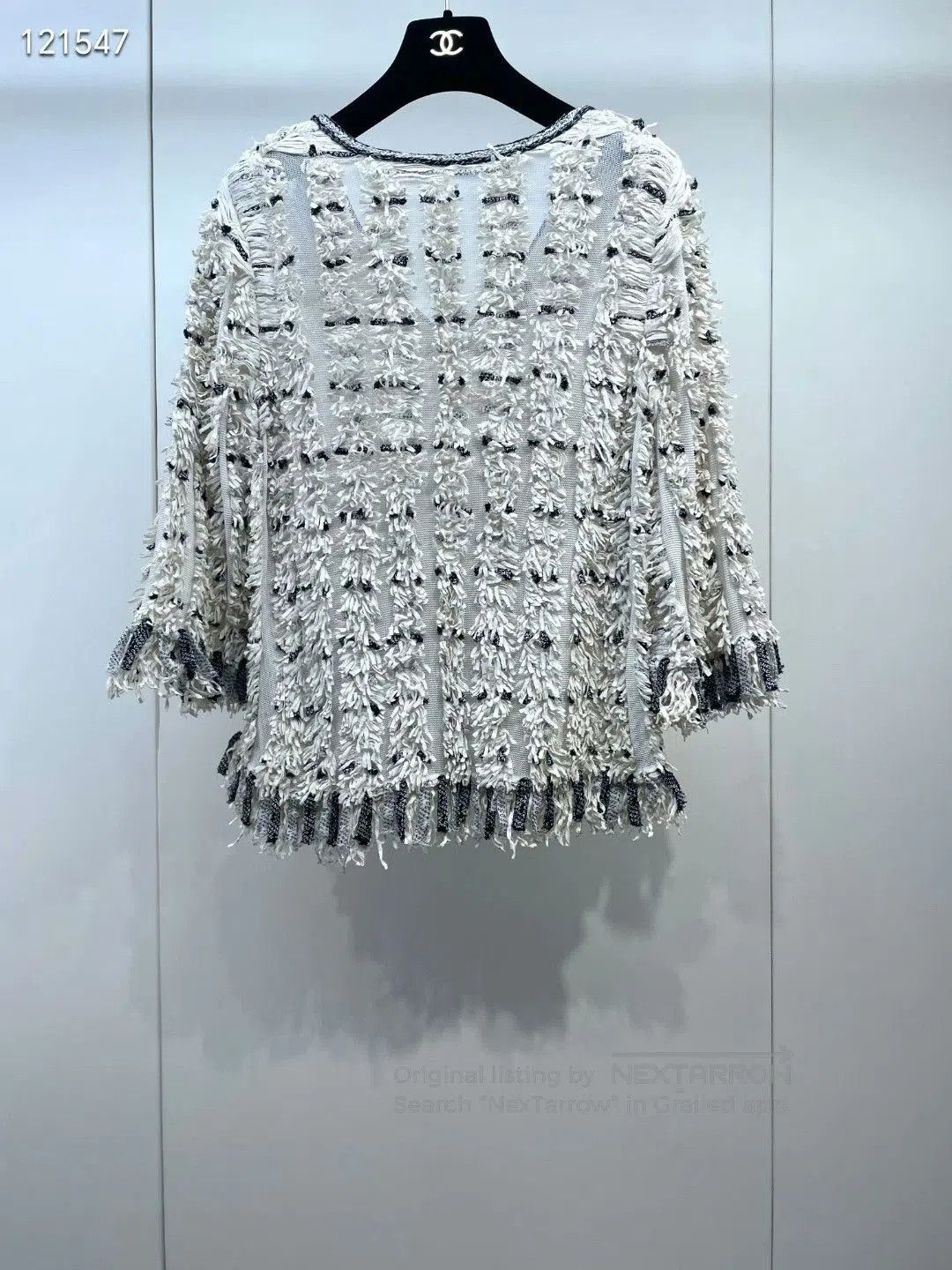 Chanel Chanel Waterfall Fringe Top. Size XS / US 0-2 / IT 36-38 - 1 Thumbnail