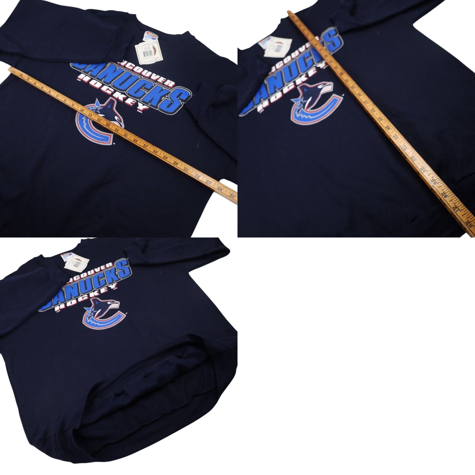 NHL VINTAGE 90s NWT Starter Vancouver Canucks Mens Large Hockey Graphic Sweatshirt Size US L / EU 52-54 / 3 - 8 Thumbnail