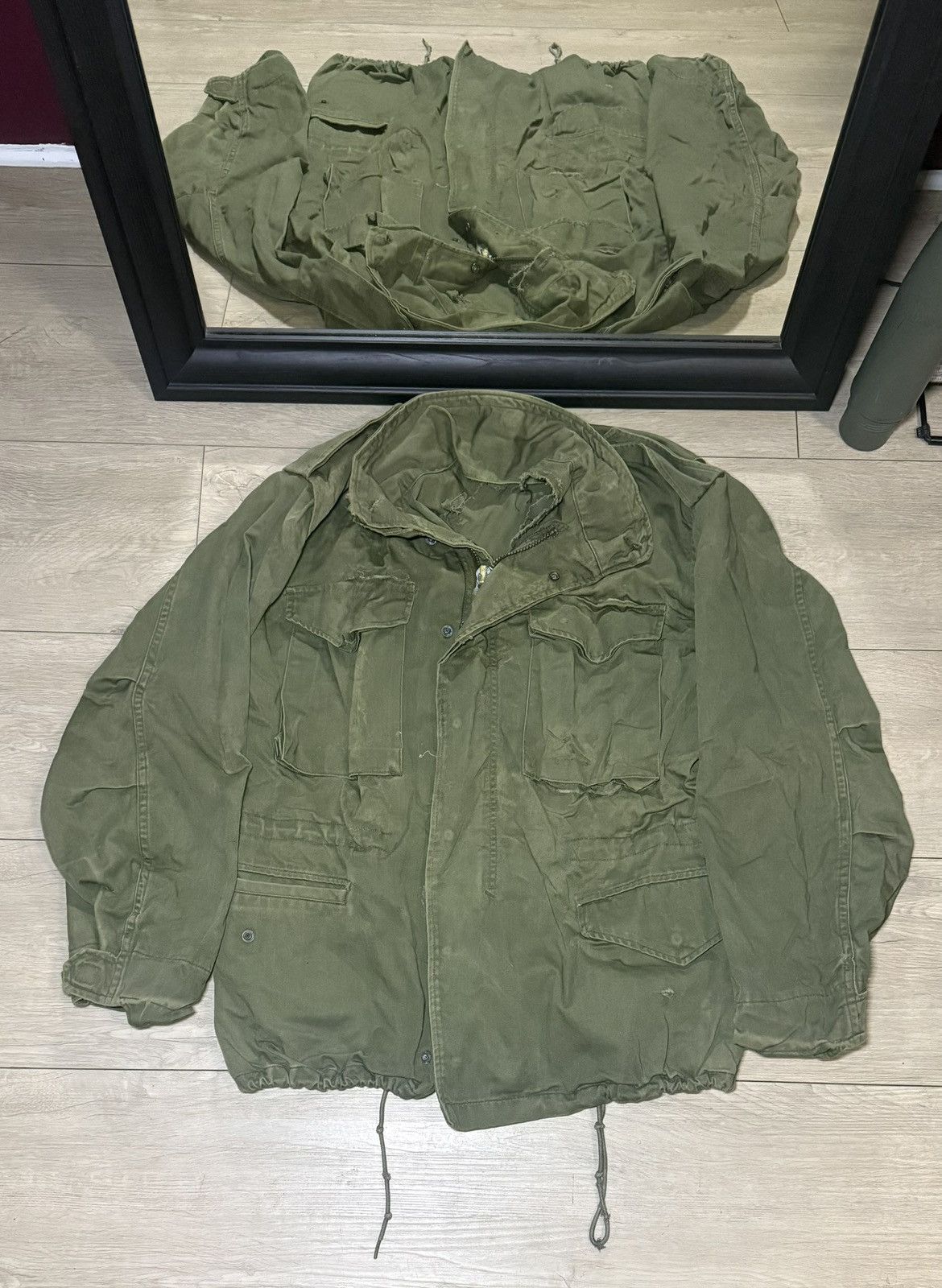 Other Vintage US Army M-65 Field Jacket Size US XL / EU 56 / 4 - 1 Thumbnail