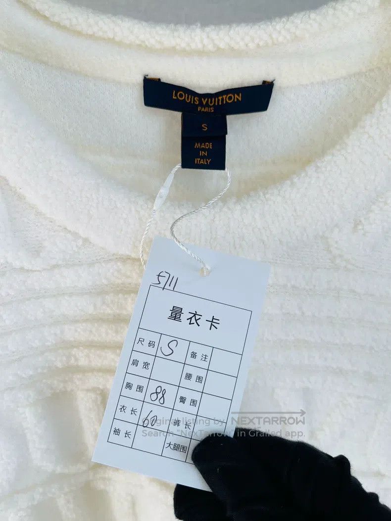 Louis Vuitton Louis Vuitton White logo towel cotton short sleeve Size S / US 4 / IT 40 - 4 Thumbnail