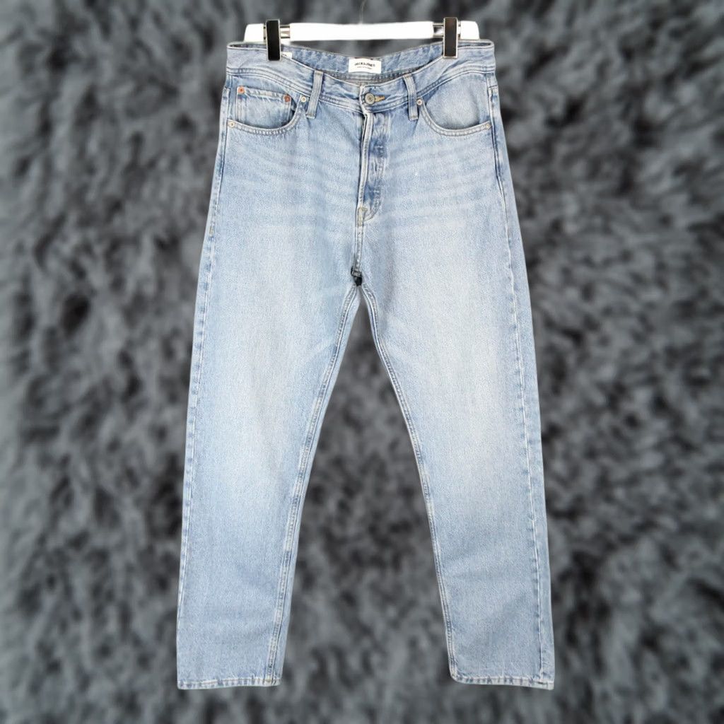 Scotch & Soda SCOTCH & SODA Men's Jeans Relaxed/Chris W32/L34 Button Fly Faded Light Blue Size US 32 / EU 48 - 1 Thumbnail