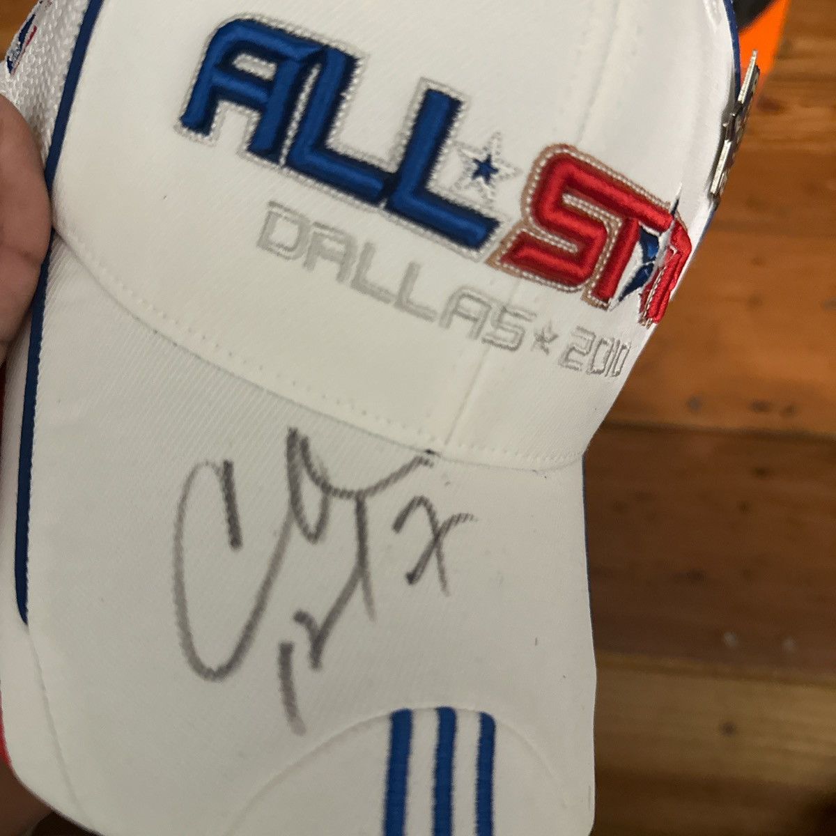 Adidas × Vintage Carmelo anthony signed hat Size 46 - 4 Thumbnail