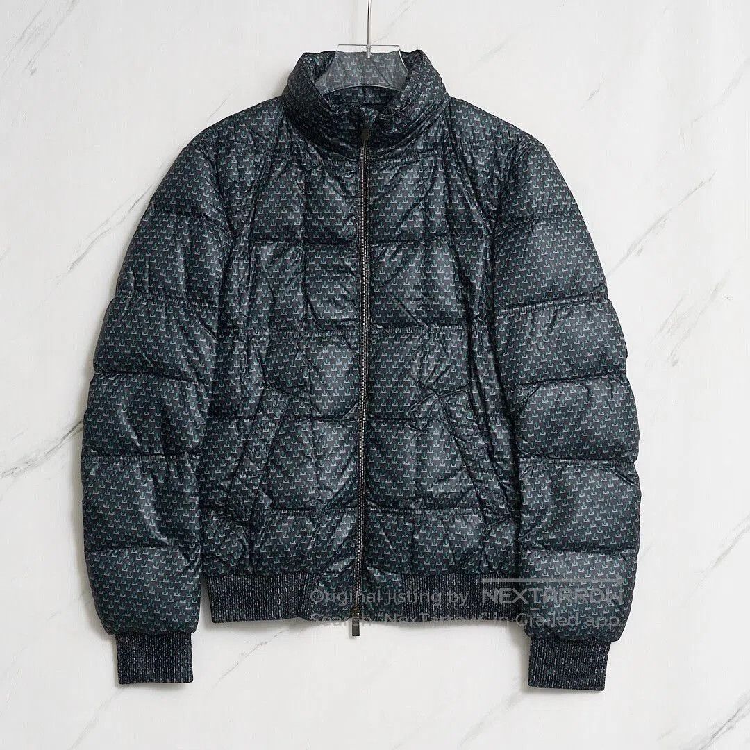 Fendi Fendi Men's All-over Print Stand Collar Down Jacket. Size US S / EU 44-46 / 1 - 1 Thumbnail