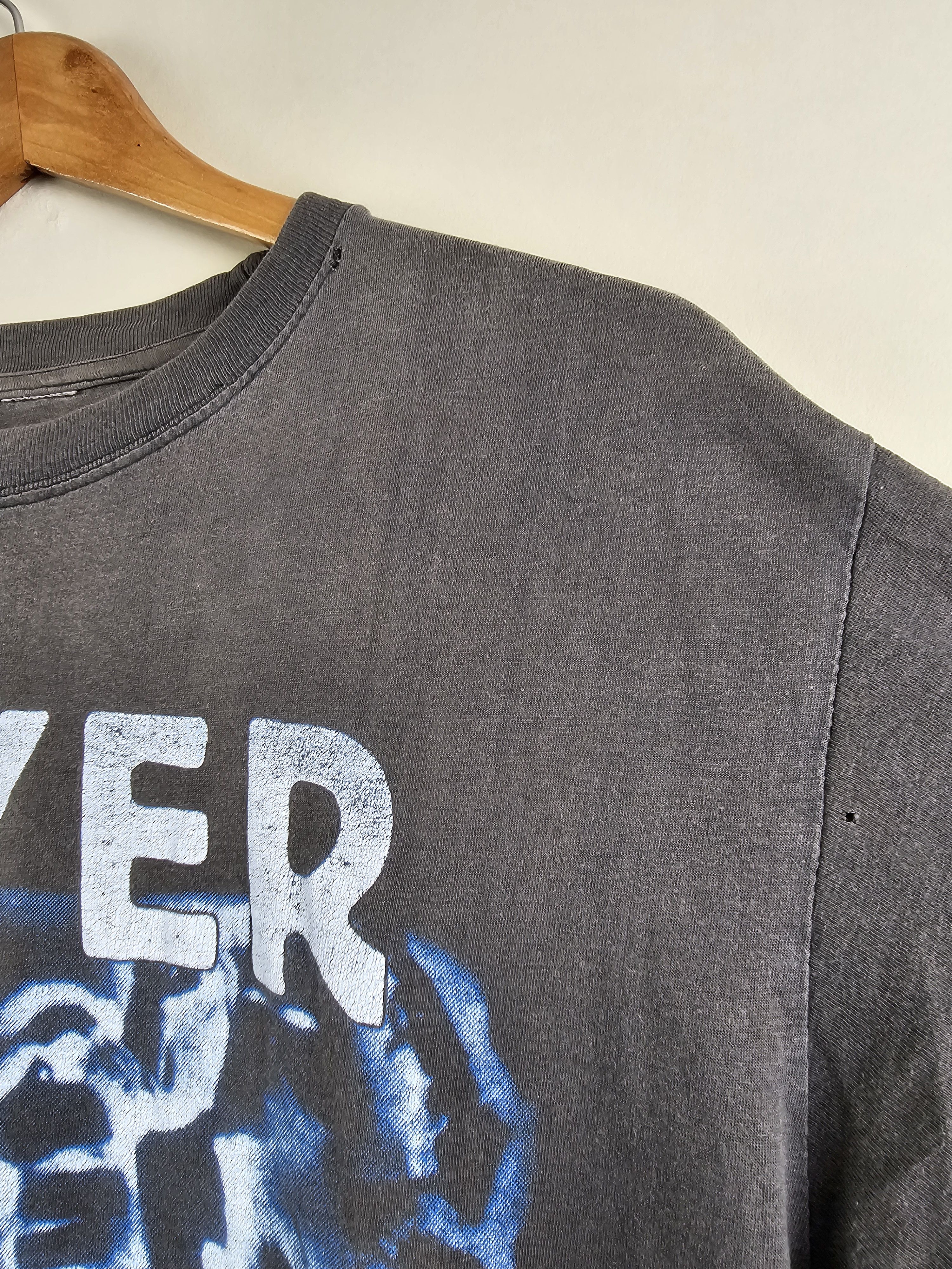 Band Tees × Slayer × Vintage 90s Slayer Undisputed Attitude faded 90s Metal L 21" 27" Size US L / EU 52-54 / 3 - 4 Thumbnail