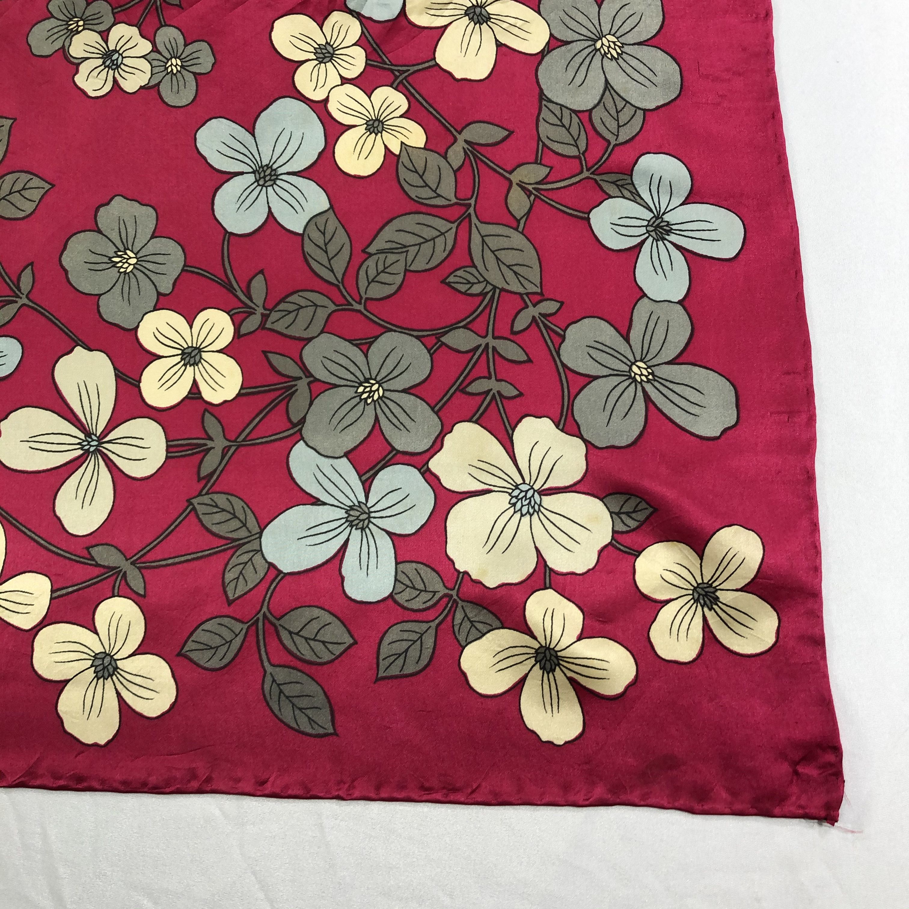 Lancel × Vintage Vintage Lancel Silk Scarf Size ONE SIZE - 3 Thumbnail