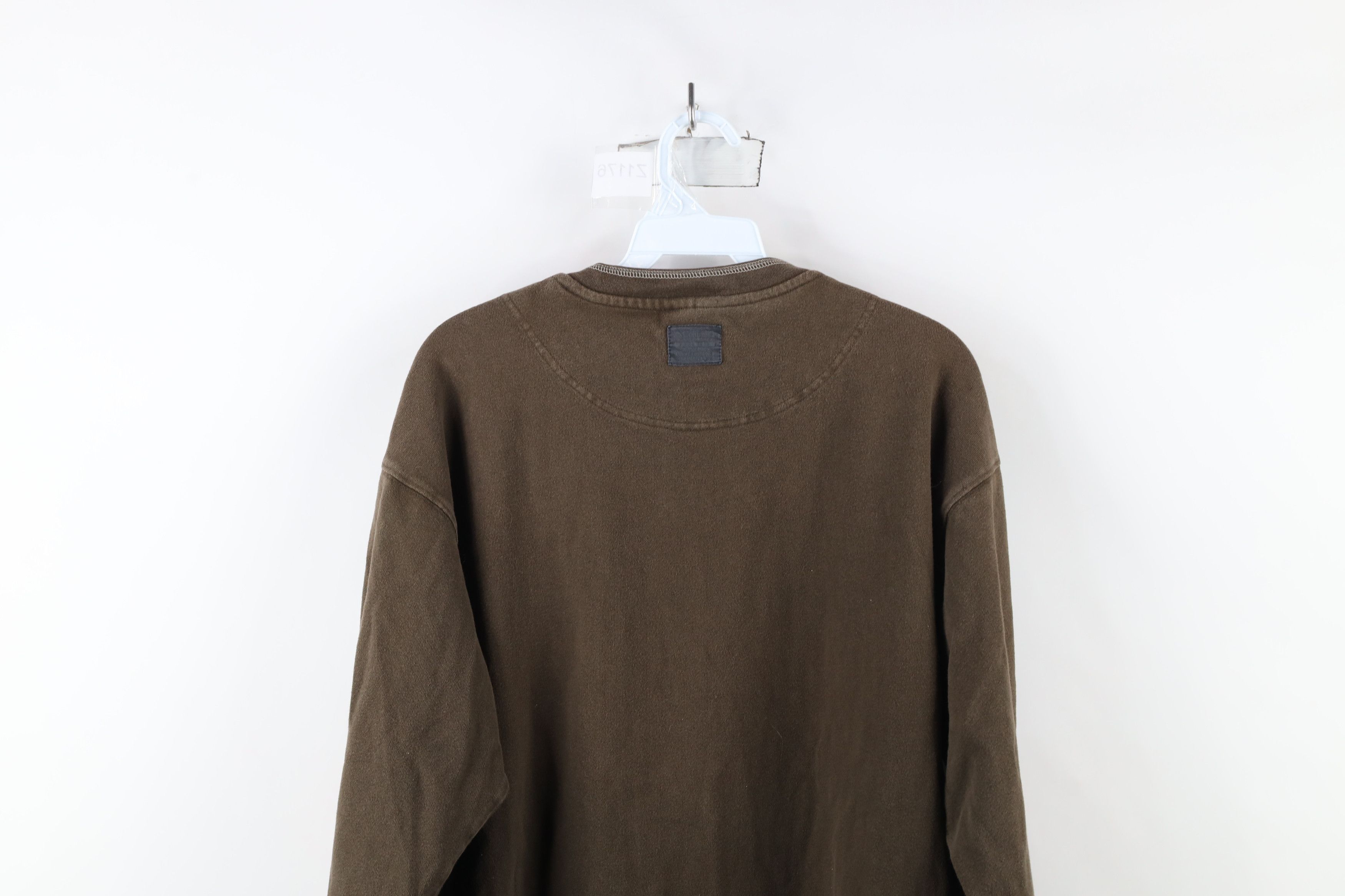 Columbia × Vintage Vintage 90s Columbia Ribbed Knit Long Sleeve Henley T-Shirt Size US L / EU 52-54 / 3 - 9 Thumbnail