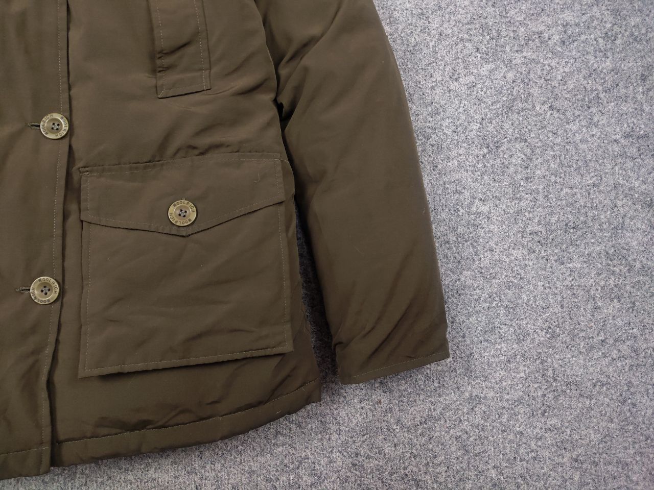 Woolrich Woolen Mills Woolrich Arctic Airforce 4 Pocket Parka Down Hooded Jacket Size M / US 6-8 / IT 42-44 - 6 Thumbnail