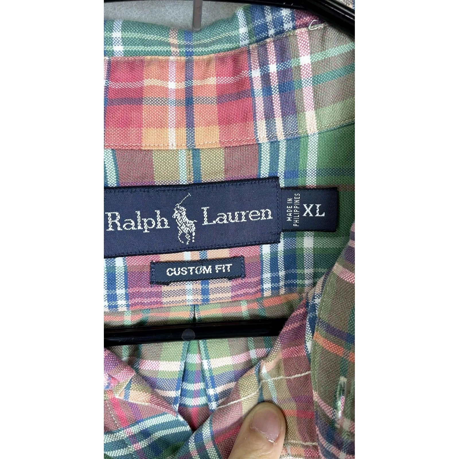 Ralph Lauren Ralph Lauren Shirt Mens XL Green Red Plaid Custom Fit Button Down Casual Size US XL / EU 56 / 4 - 3 Thumbnail