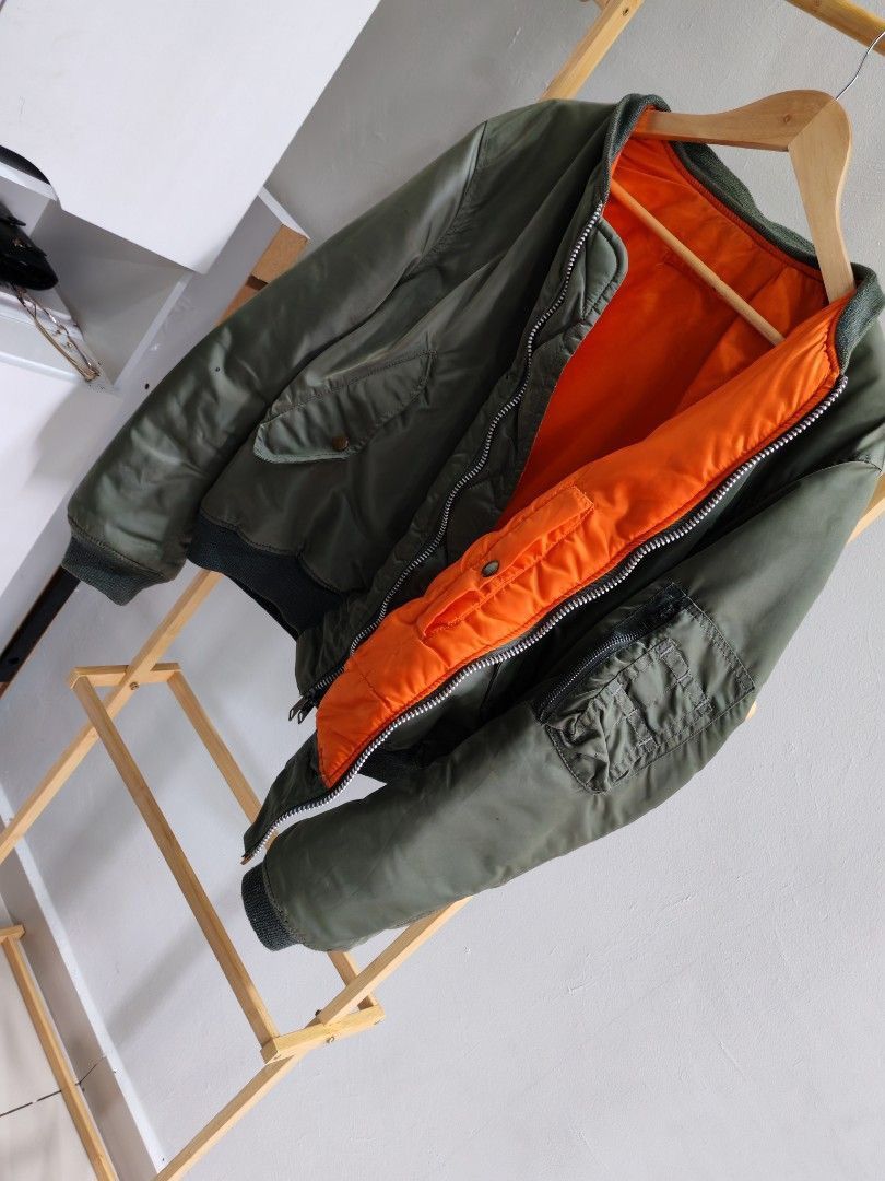 Vintage Vintage Jaket MA-1 Flight Jacket Size US L / EU 52-54 / 3 - 9 Thumbnail