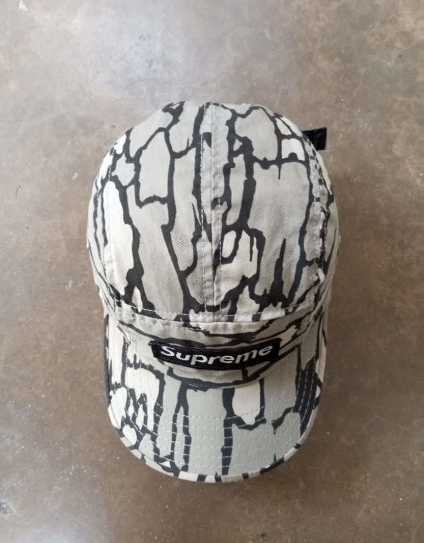Supreme × Vintage Vintage 2000s Supreme Tree bark Camp Cap Size ONE SIZE - 3 Thumbnail