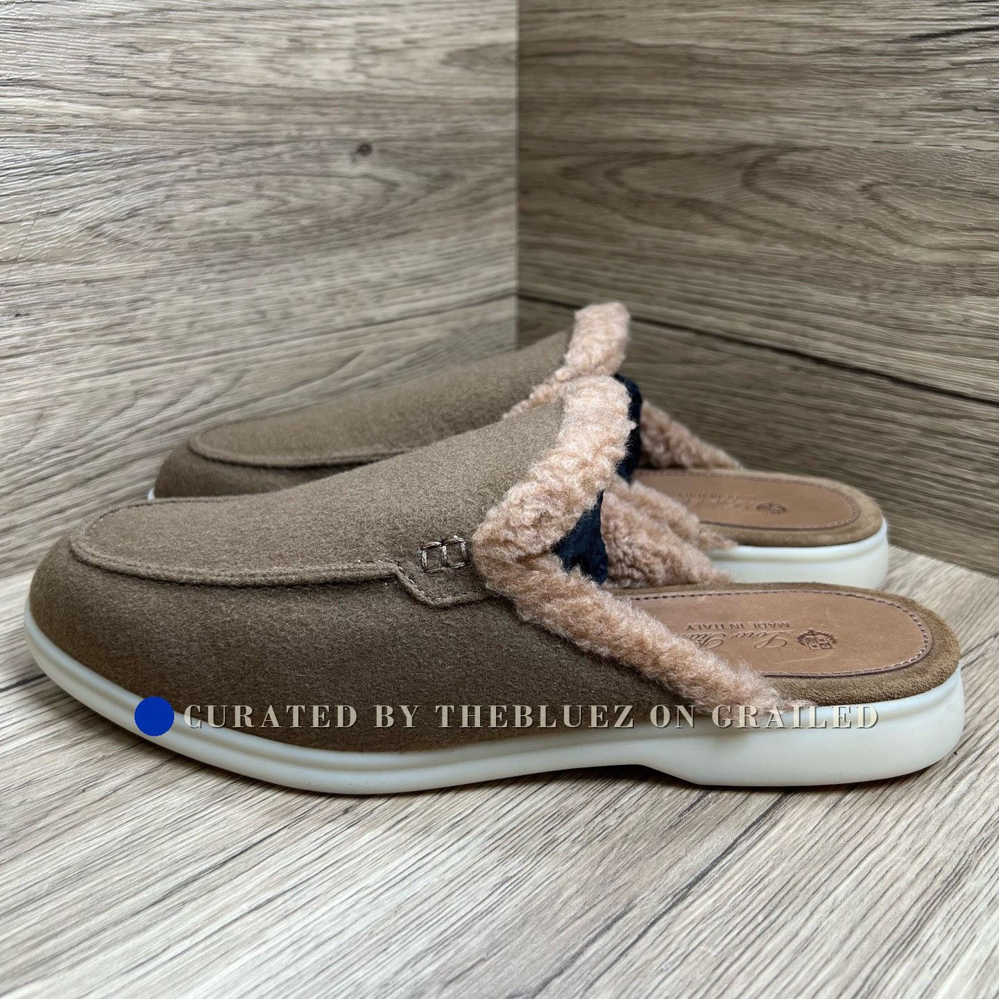 Loro Piana Loro Piana Babouche Charms Walk Brown Fur Mules Size US 8 / IT 38 - 1 Thumbnail