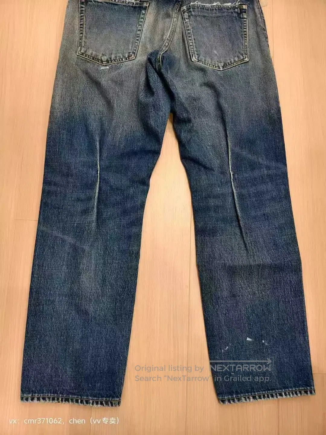 Visvim Blue Distressed Denim Jeans Size 34. Size US 34 / EU 50 - 6 Thumbnail