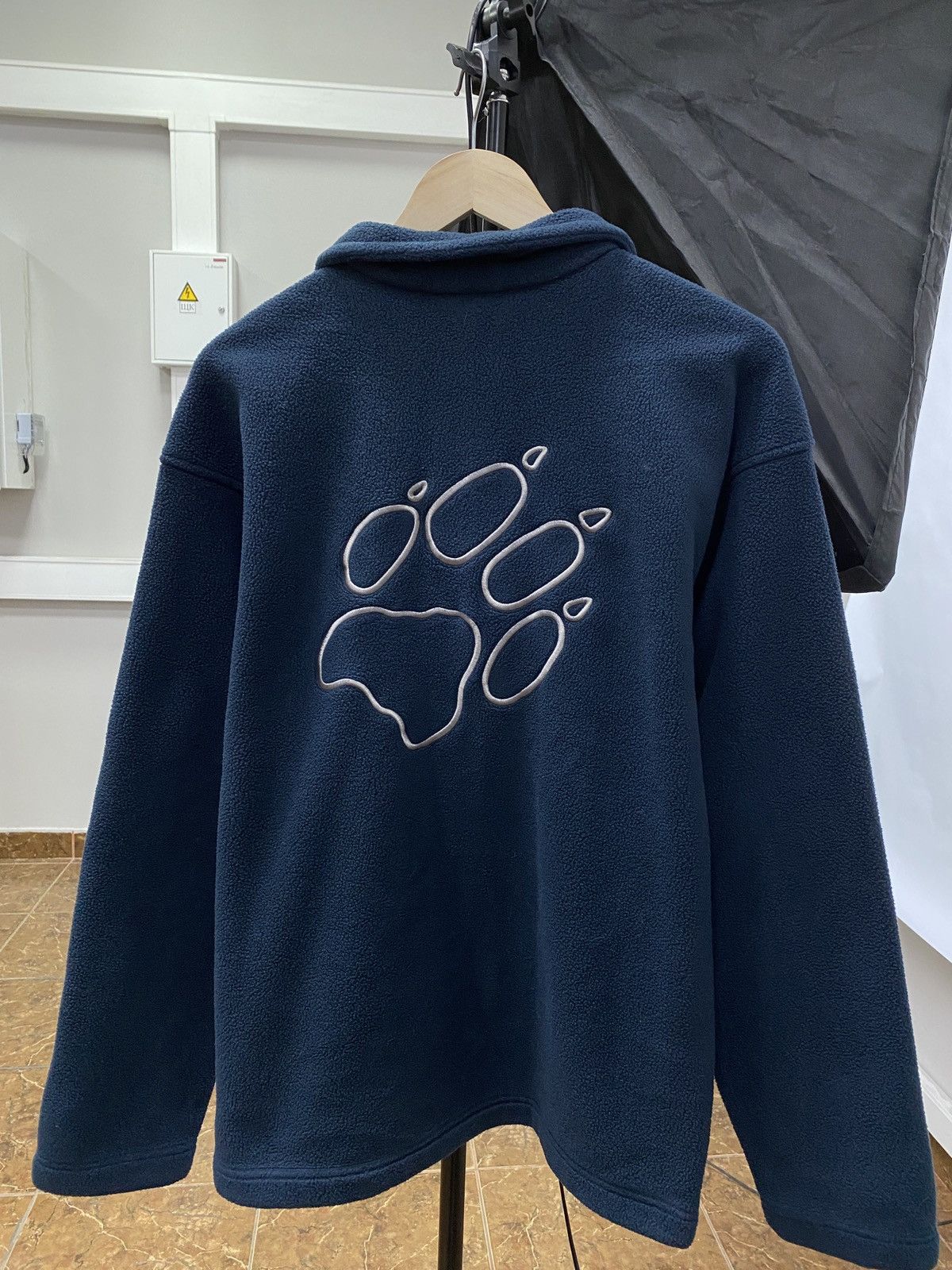 Jack Wolfskin 🧗🇺🇸 Y2K Jack Wolfskin Fleece Hoodie Rare Retro Hype Size US L / EU 52-54 / 3 - 1 Thumbnail