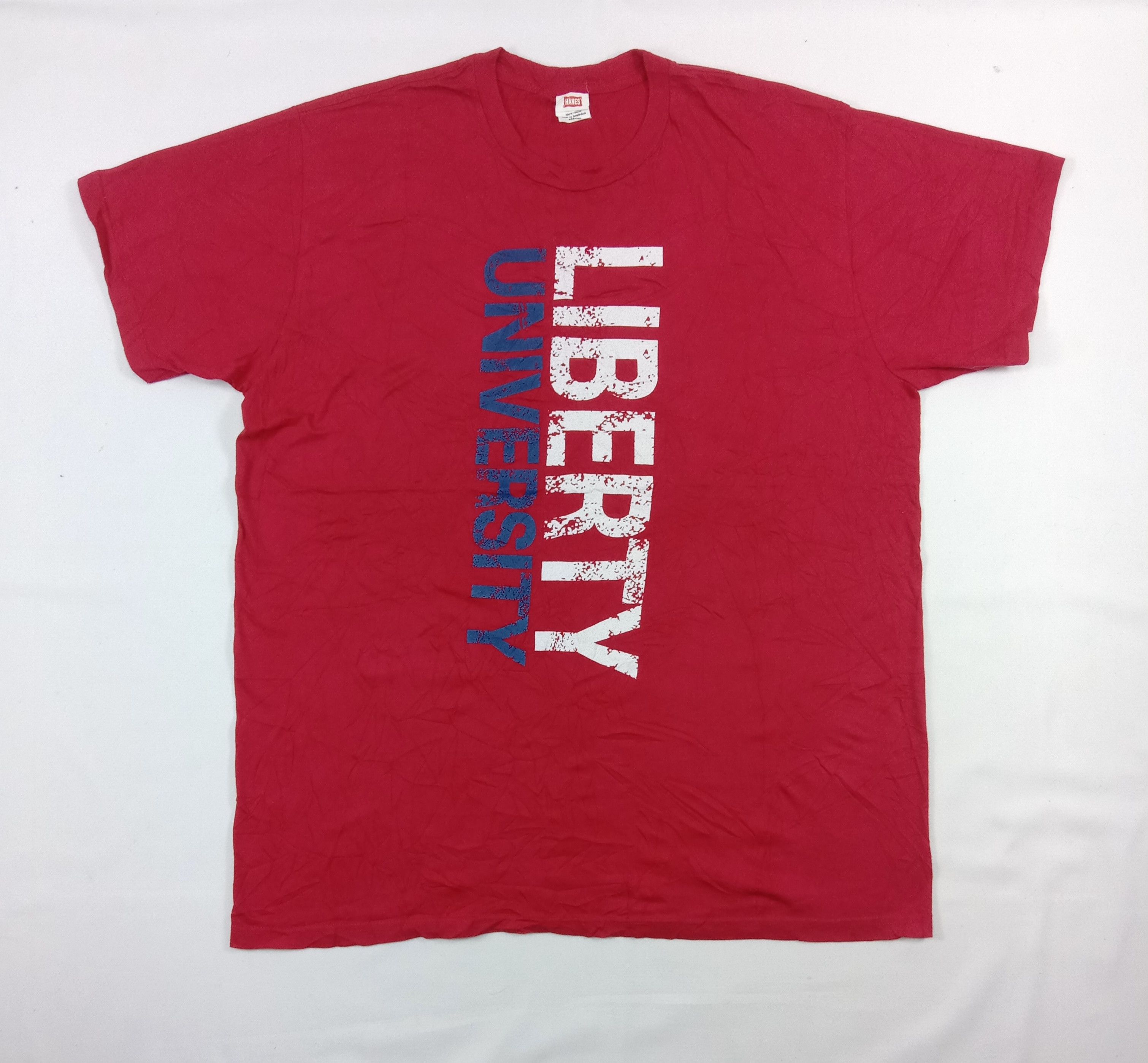 Hanes Vintage Hanes x Liberty University T Shirt Size US XL / EU 56 / 4 - 1 Thumbnail