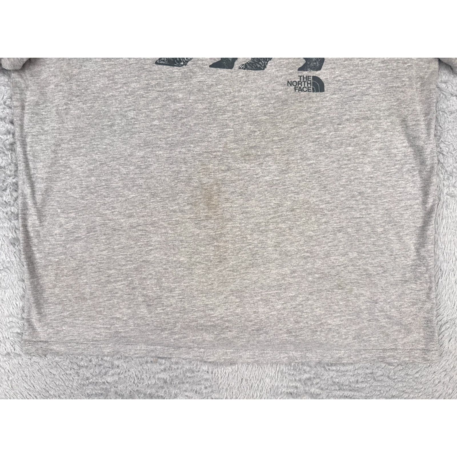The North Face The North Face Gray T-Shirt Women Large Crew Neck Cotton Blend Outdoor Casual Mens Size L / US 10 / IT 46 - 5 Thumbnail