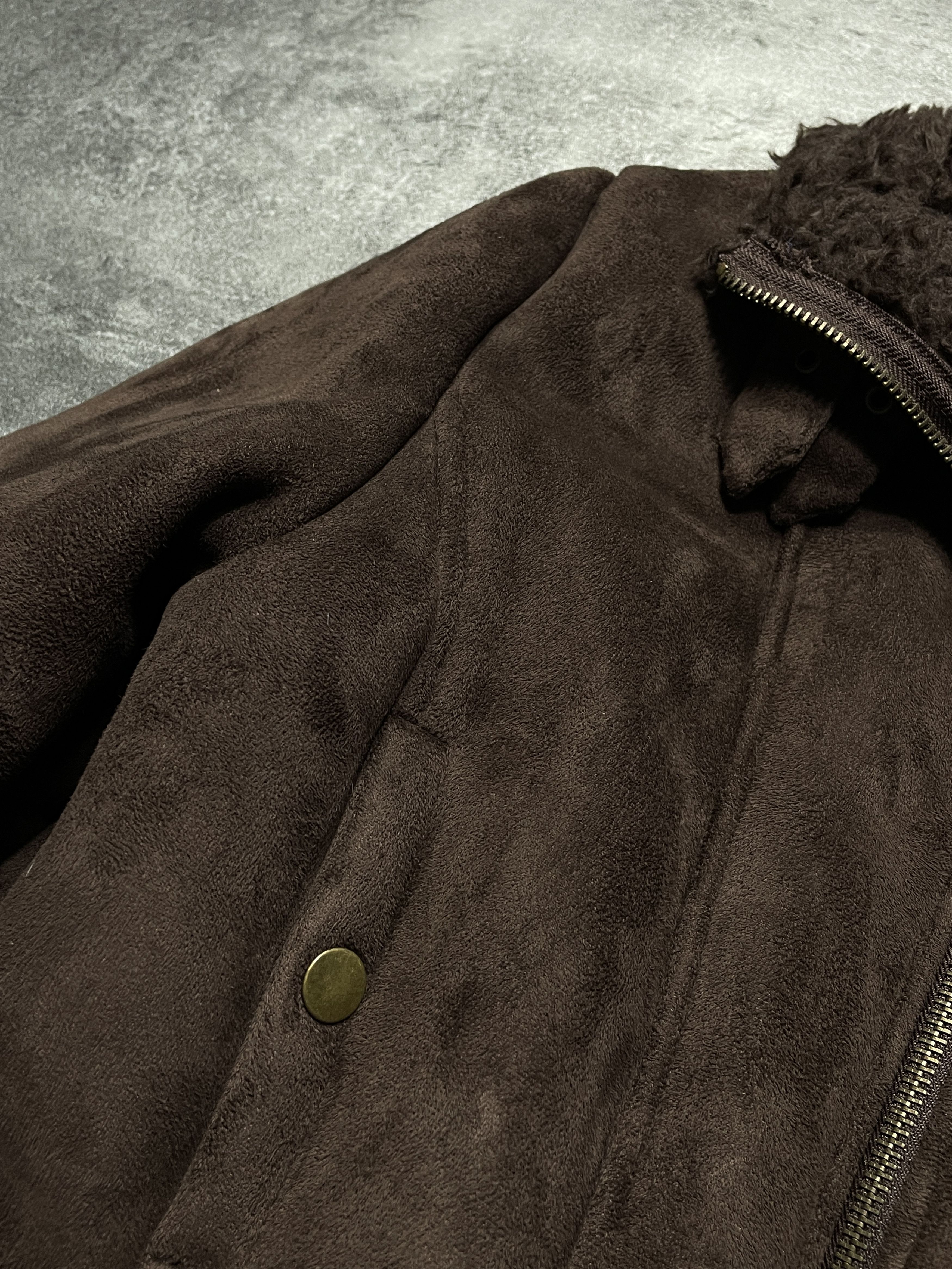 Vintage 🔥Offers🔥Vintage Y2K Avant Garde Premium Jacket Fur Cozy Size M / US 6-8 / IT 42-44 - 5 Thumbnail