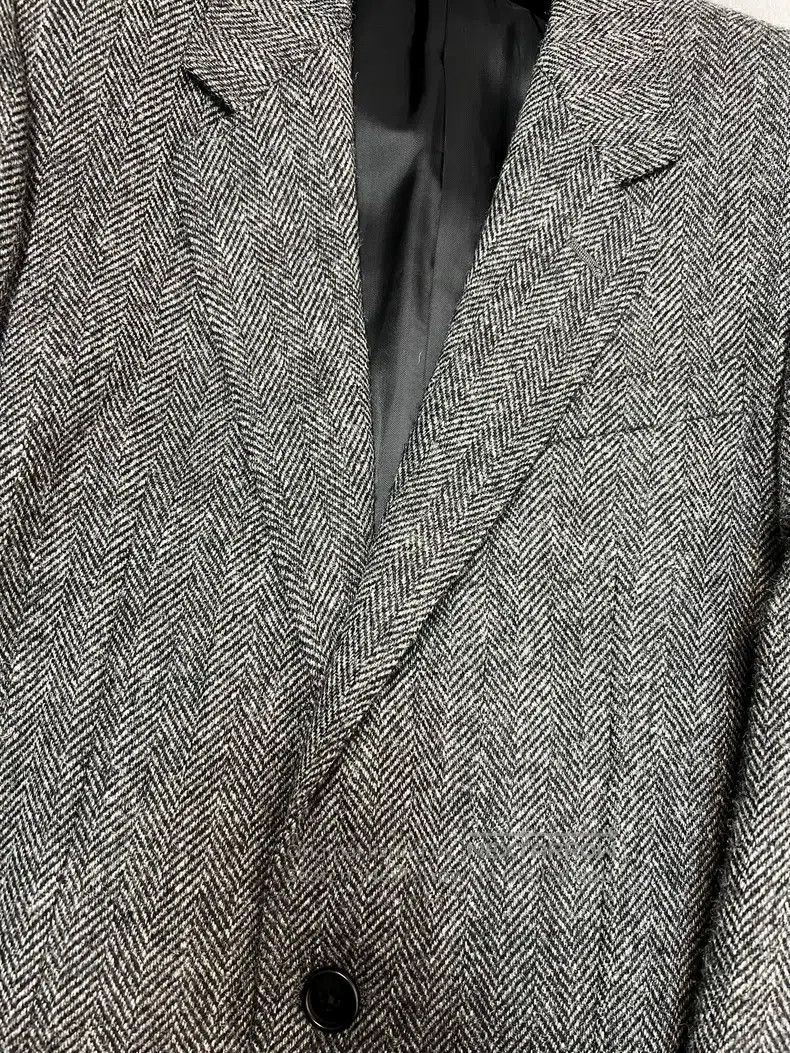 Celine Celine Elbow Leather Patch Herringbone Wool Blazer Size XS / US 0-2 / IT 36-38 - 3 Thumbnail