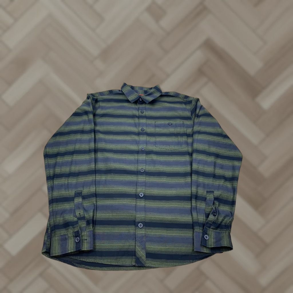 Mountain Hardwear Mountain Hardwear Button Up Shirt M Striped Long Sleeve Casual Outdoor #6119 Size US M / EU 48-50 / 2 - 1 Thumbnail