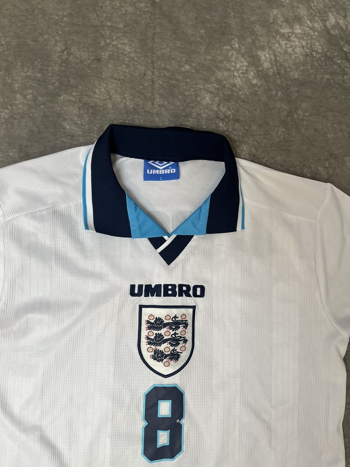Umbro Vintage Umbro England 1996 #8 Gascoigne football jersey Size US L / EU 52-54 / 3 - 2 Thumbnail