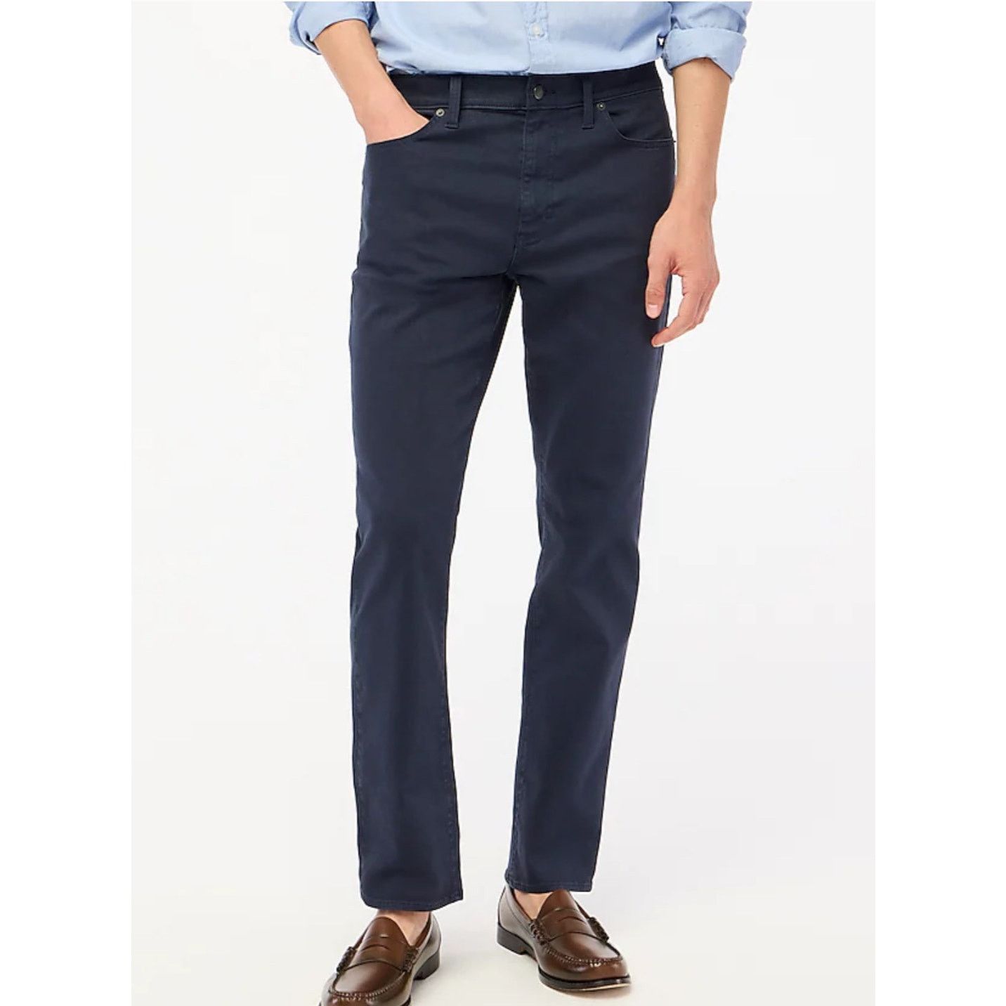 J.Crew NWT J.Crew Straight Fit Five Pocket Pant In Navy Size 28x30 Size US 28 / EU 44 - 1 Thumbnail