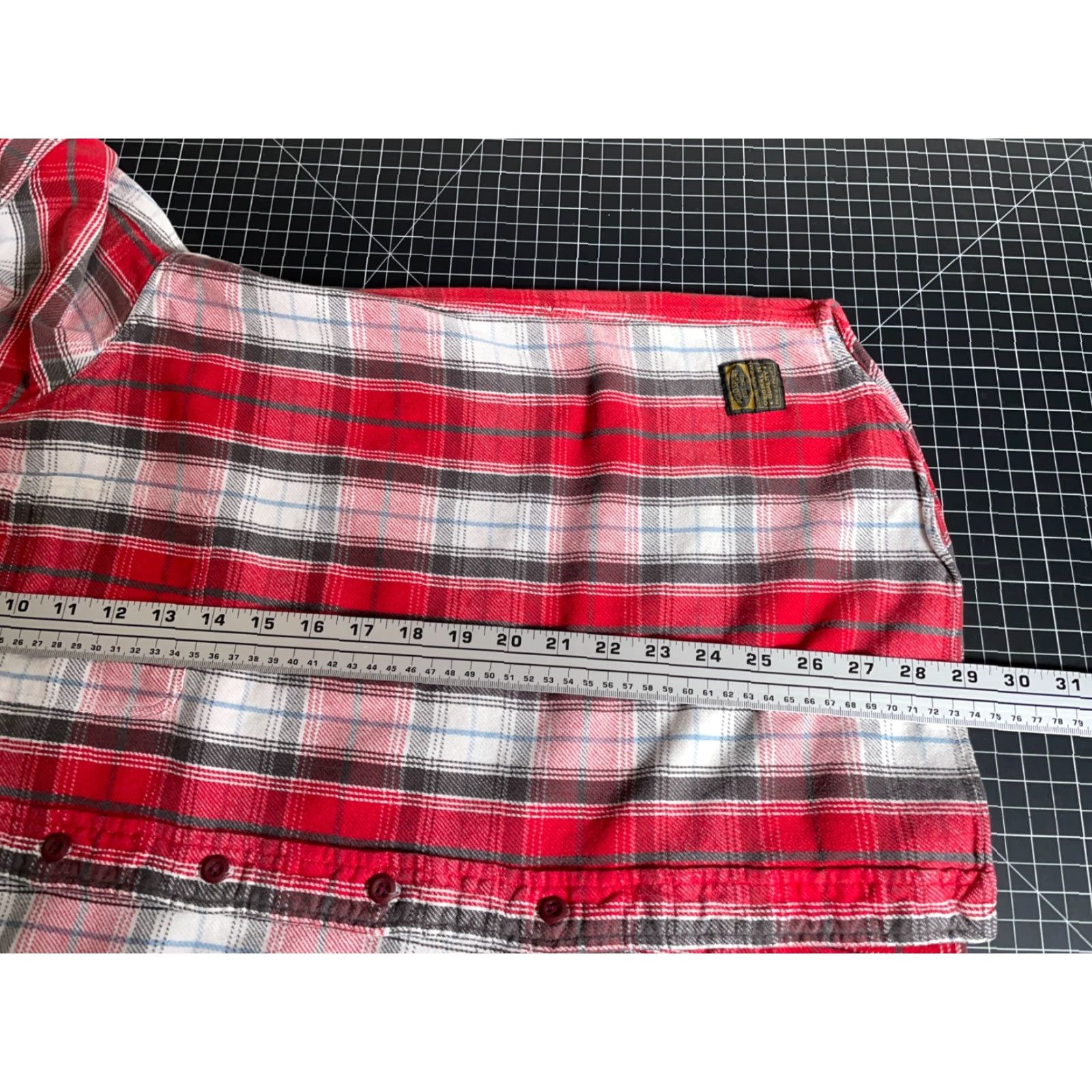 Vintage Polo Sport Shirt Men's XL Red Plaid Flannel Cotton Button-Up Grunge Preppy Size US XL / EU 56 / 4 - 6 Thumbnail