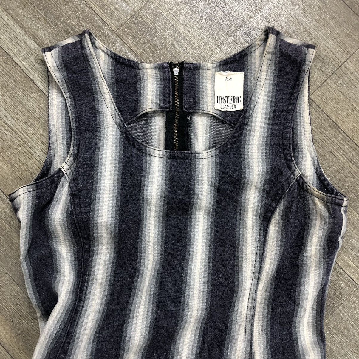 Hysteric Glamour Vintage Hysteric Glamour Love Striped Dressed With Belt Y2K Size S / US 4 / IT 40 - 5 Thumbnail