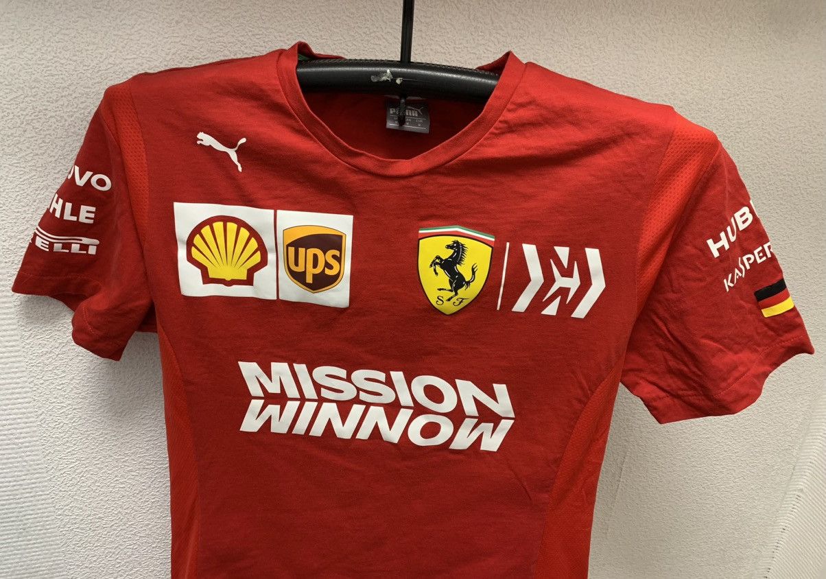 Ferrari Puma Formula Uno F1 red t-shirt M sz