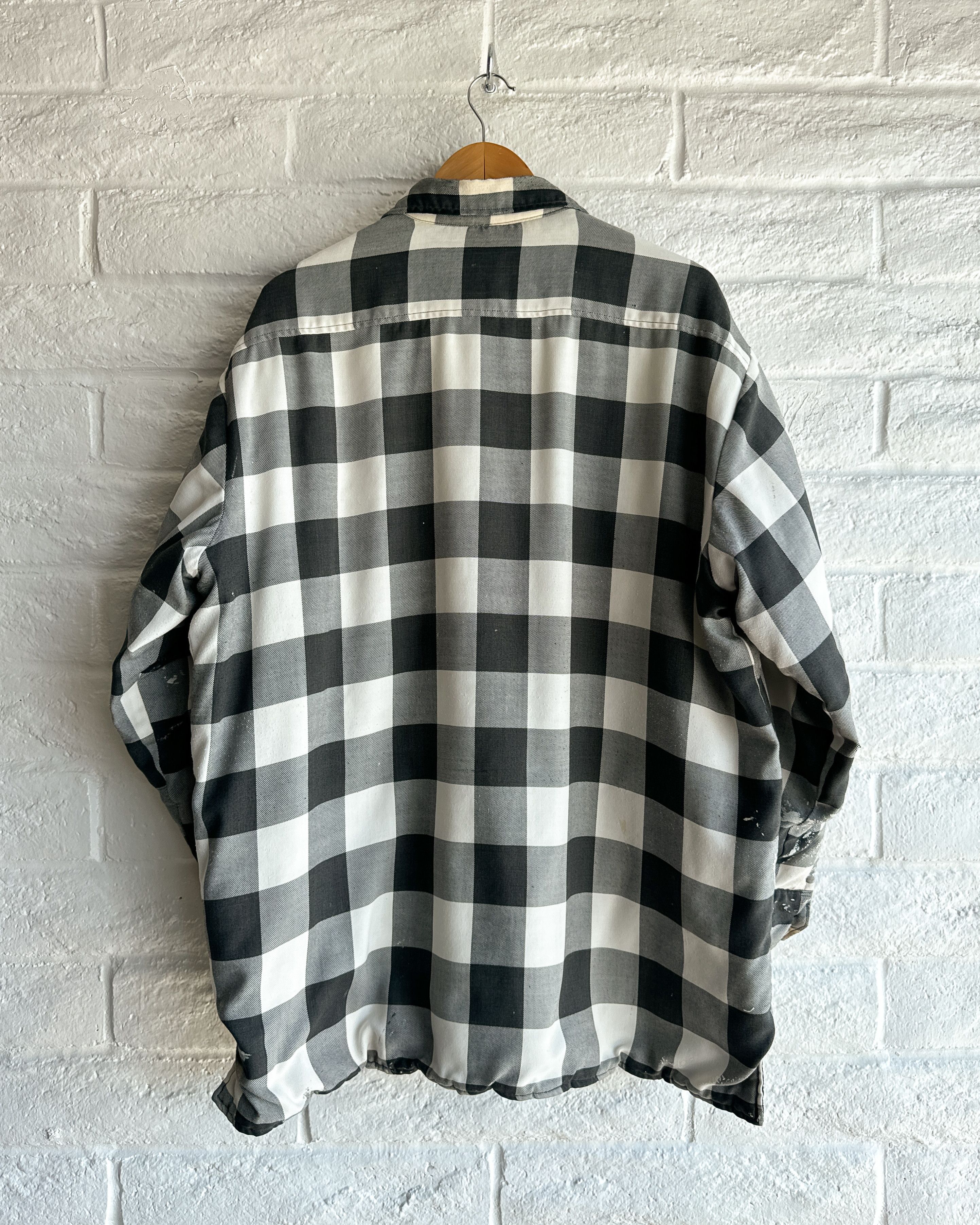 Vintage Vintage Midwest Trader Plaid Shacket Thick XL Paint Splatter Size US XL / EU 56 / 4 - 6 Thumbnail