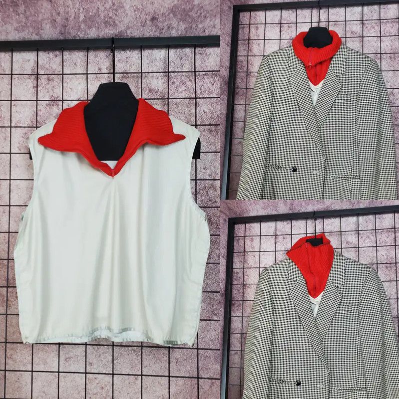 Kenzo Kenzo Red Wool Blend Half-Zip Pullover for Women 0089 Size M / US 6-8 / IT 42-44 - 1 Thumbnail