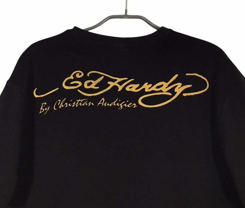 Ed Hardy Ed Hardy Los Angeles Skull Snake Mens T-Shirt Y2K Style Size US L / EU 52-54 / 3 - 4 Thumbnail