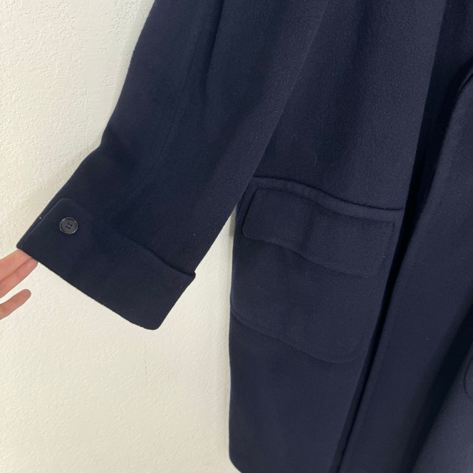 Vintage Vintage Cashmere Navy Coat Overcaot Hart Schaffner & Marx Size US XL / EU 56 / 4 - 7 Thumbnail