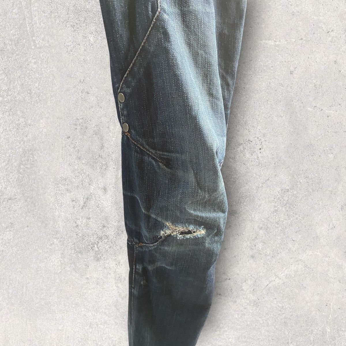 Raf Simons Raf By Raf Simons Denim Biker Jeans Size US 32 / EU 48 - 6 Thumbnail